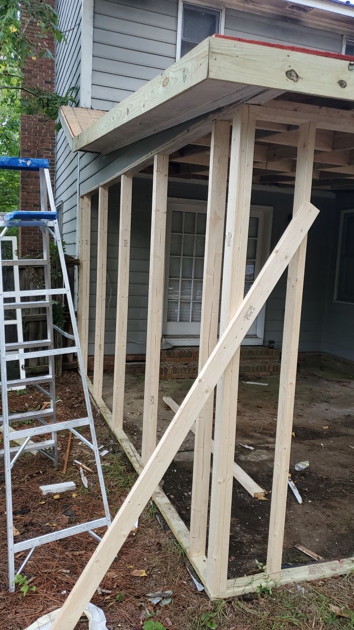 Residential Roofing and Porch Rebuild using Owens Corning Duration Shingles by Indigo State Roofing