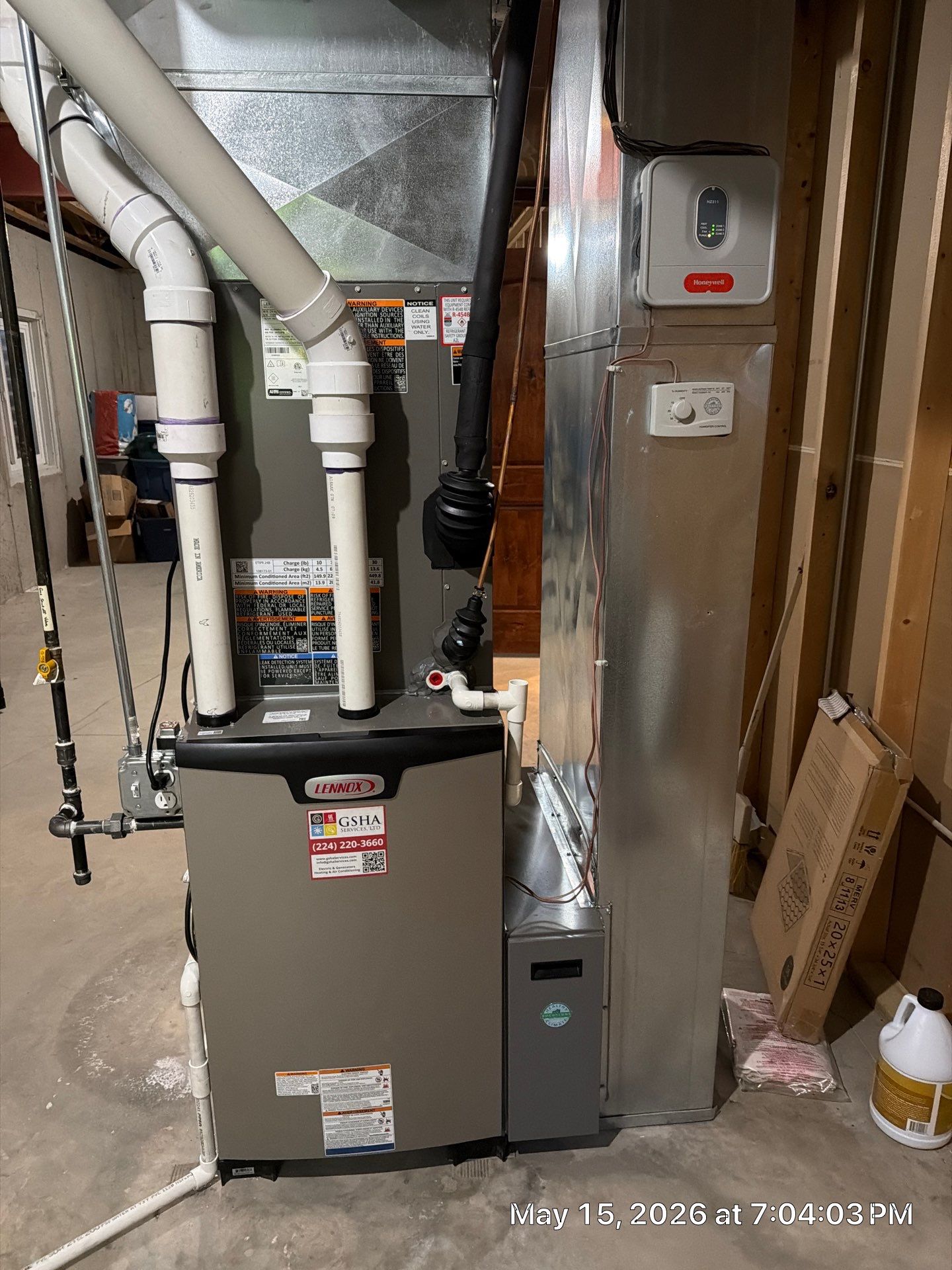Lennox Elite EL297V Furnace & EL15KC1 Air Conditioner Installation – Spring Grove, IL | GSHA Services, LTD by GSHA Services LTD