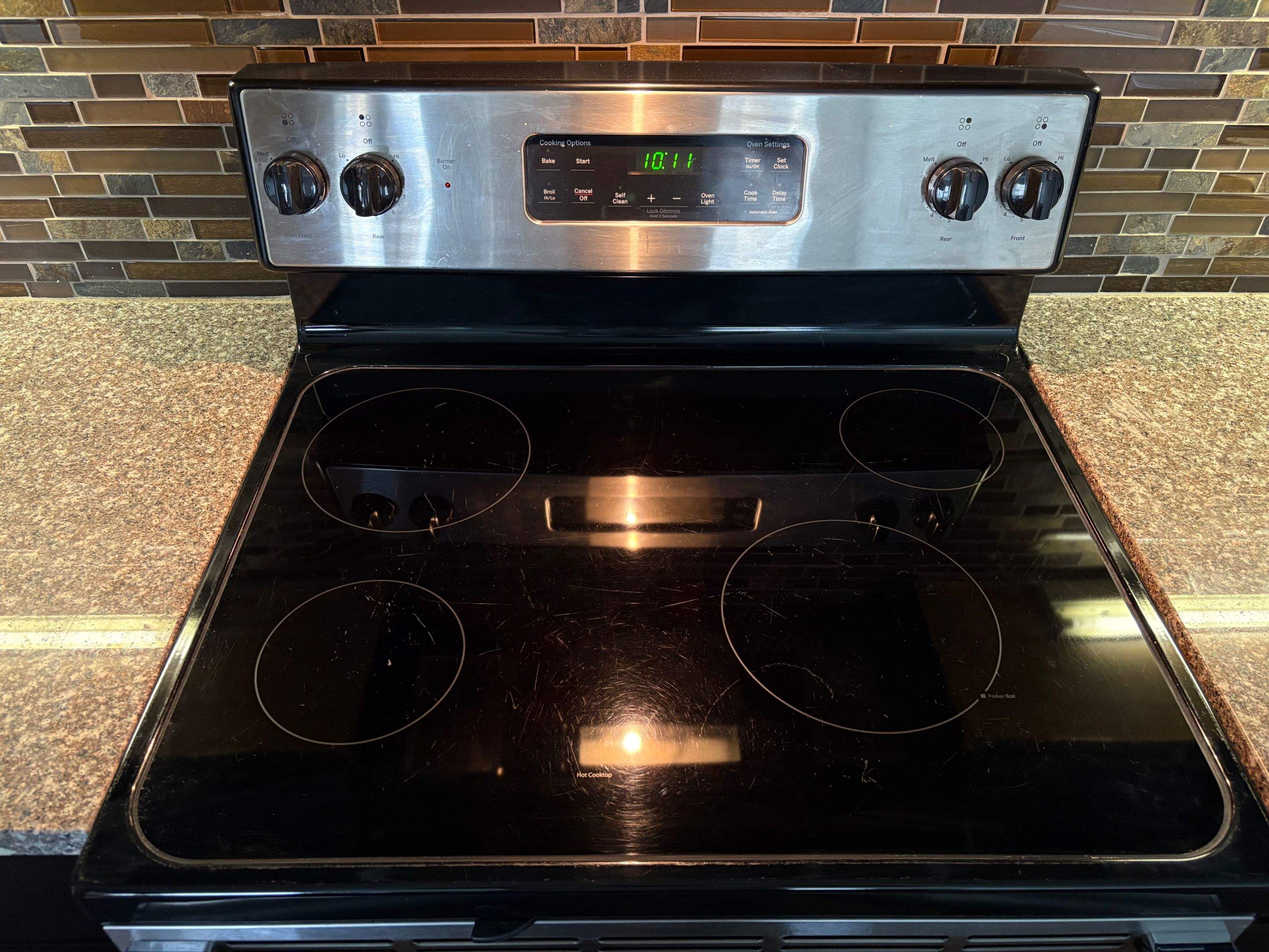 Glass Cooktop Restoration by Surface Experts - Cypress / North Katy