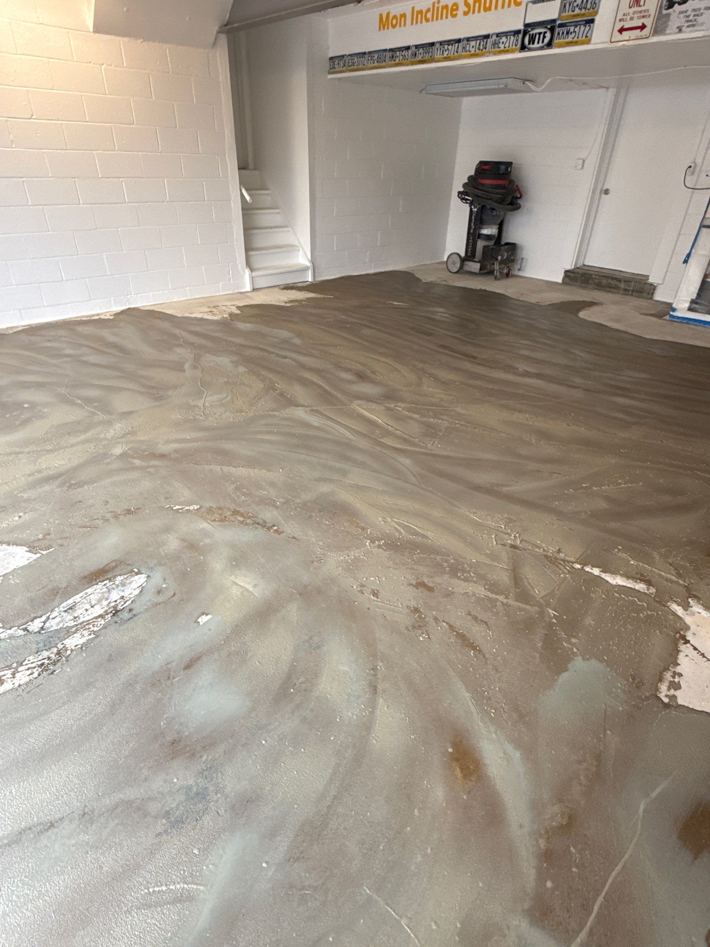 Creekbed Garage Project in Pittsburgh by Floors in a Day, Inc