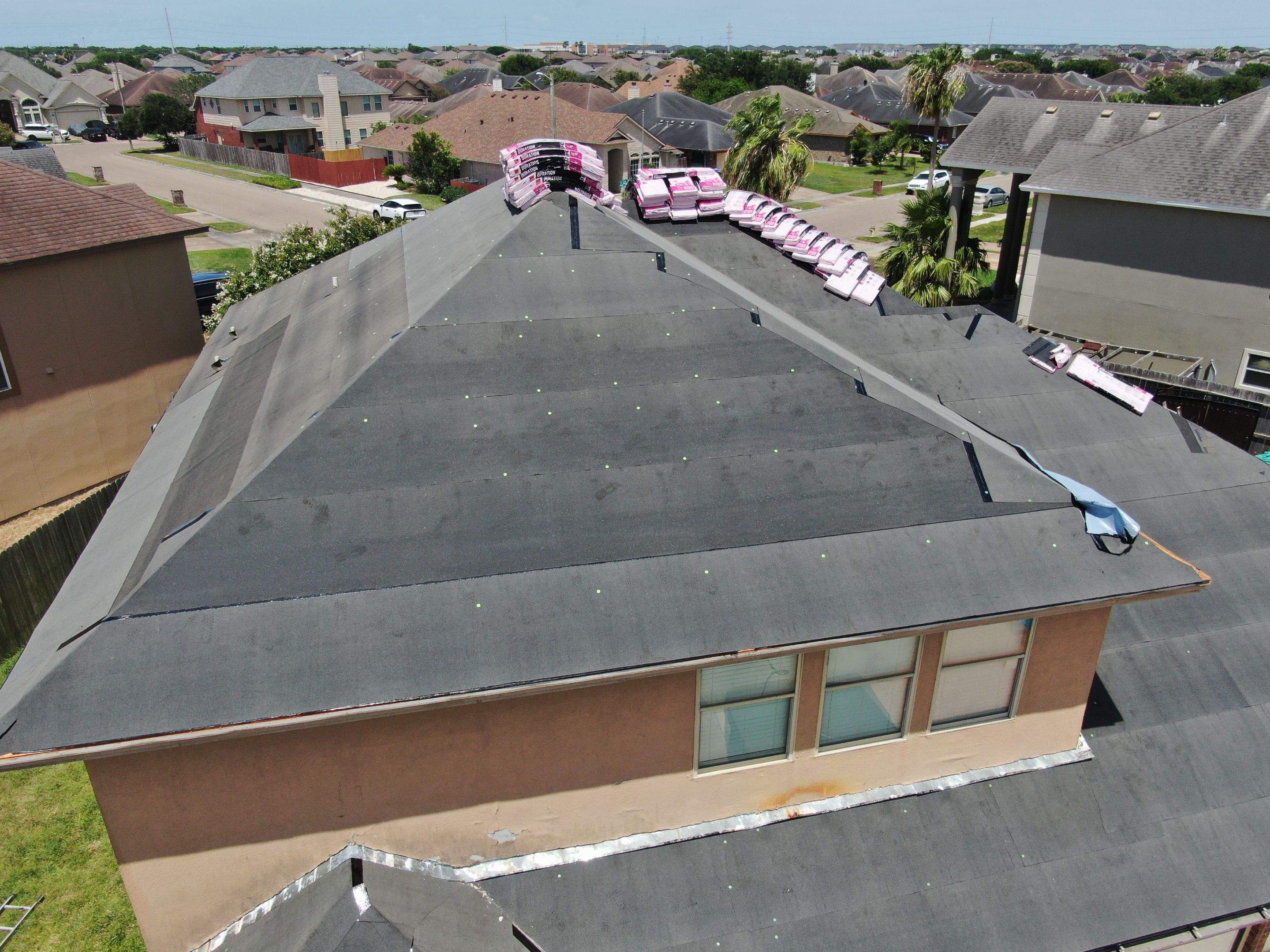 Flashing Stucco above the Roof by Bayfront Roofing and Construction
