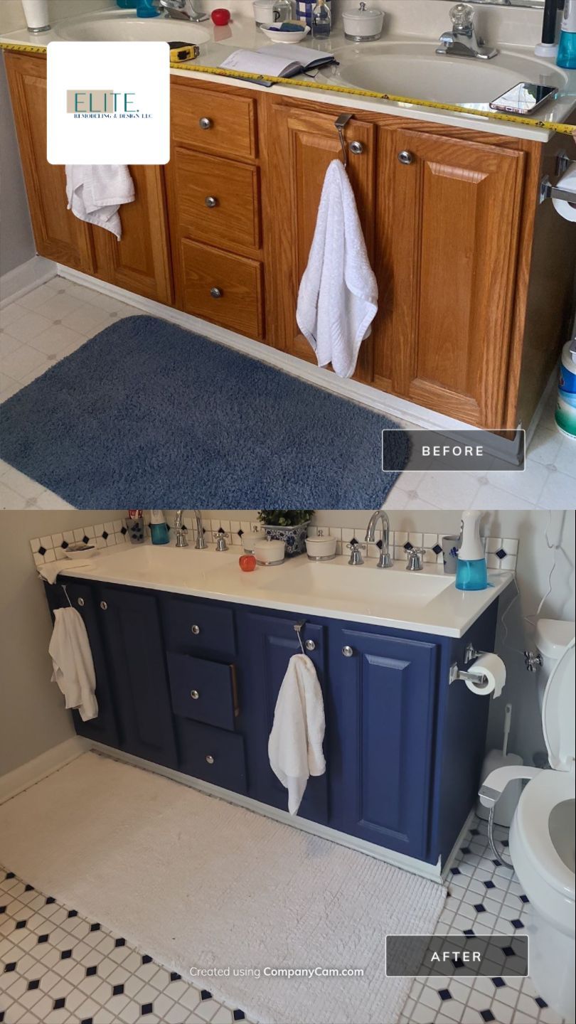 Cozy, Modernized Bathroom Retreat in Cary by Elite Remodeling and Design LLC