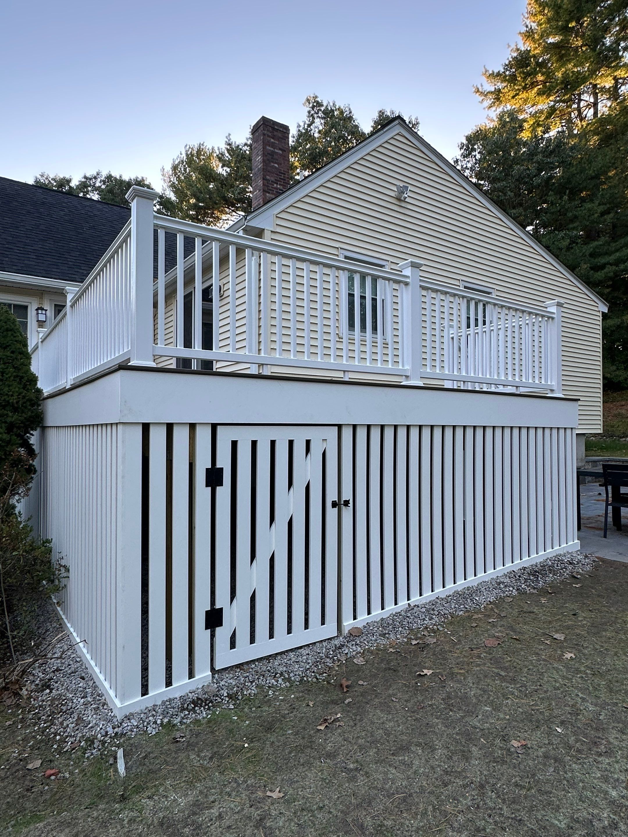 New Deck buit in Medfield MA by UBrothers Construction