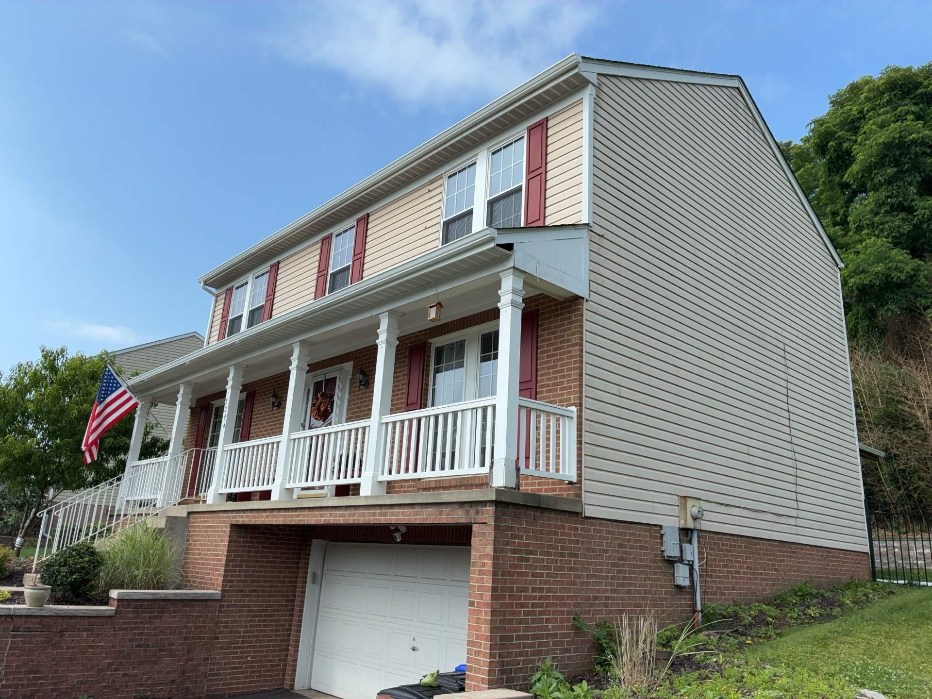 Full House Siding Renovation with Tyvek Wrap in South Park by Ideal Siding Pittsburgh