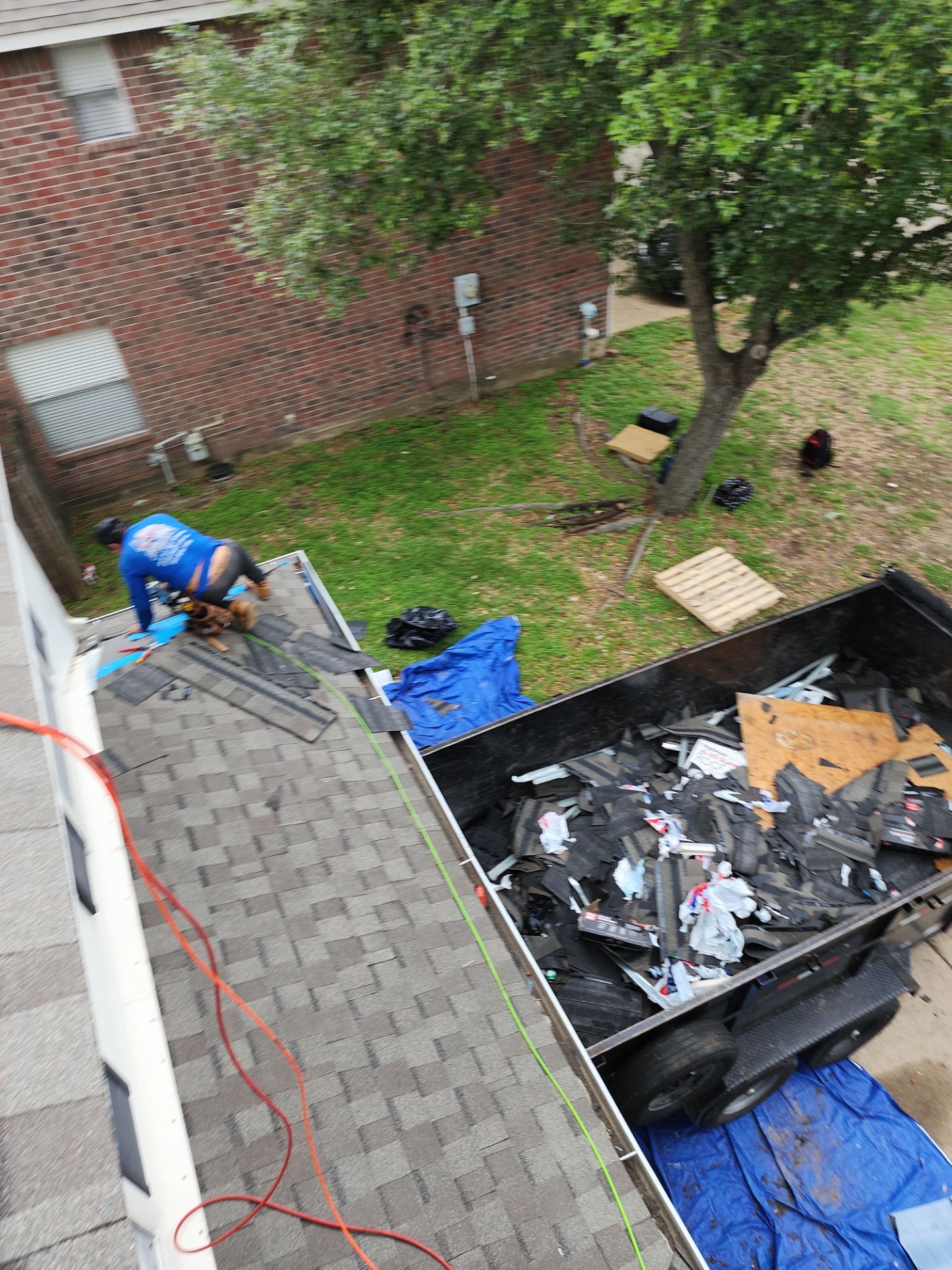 Residential Roofing Installation using Owen's Corning Duration (Lifetime) Shingles by Roof Repair Company