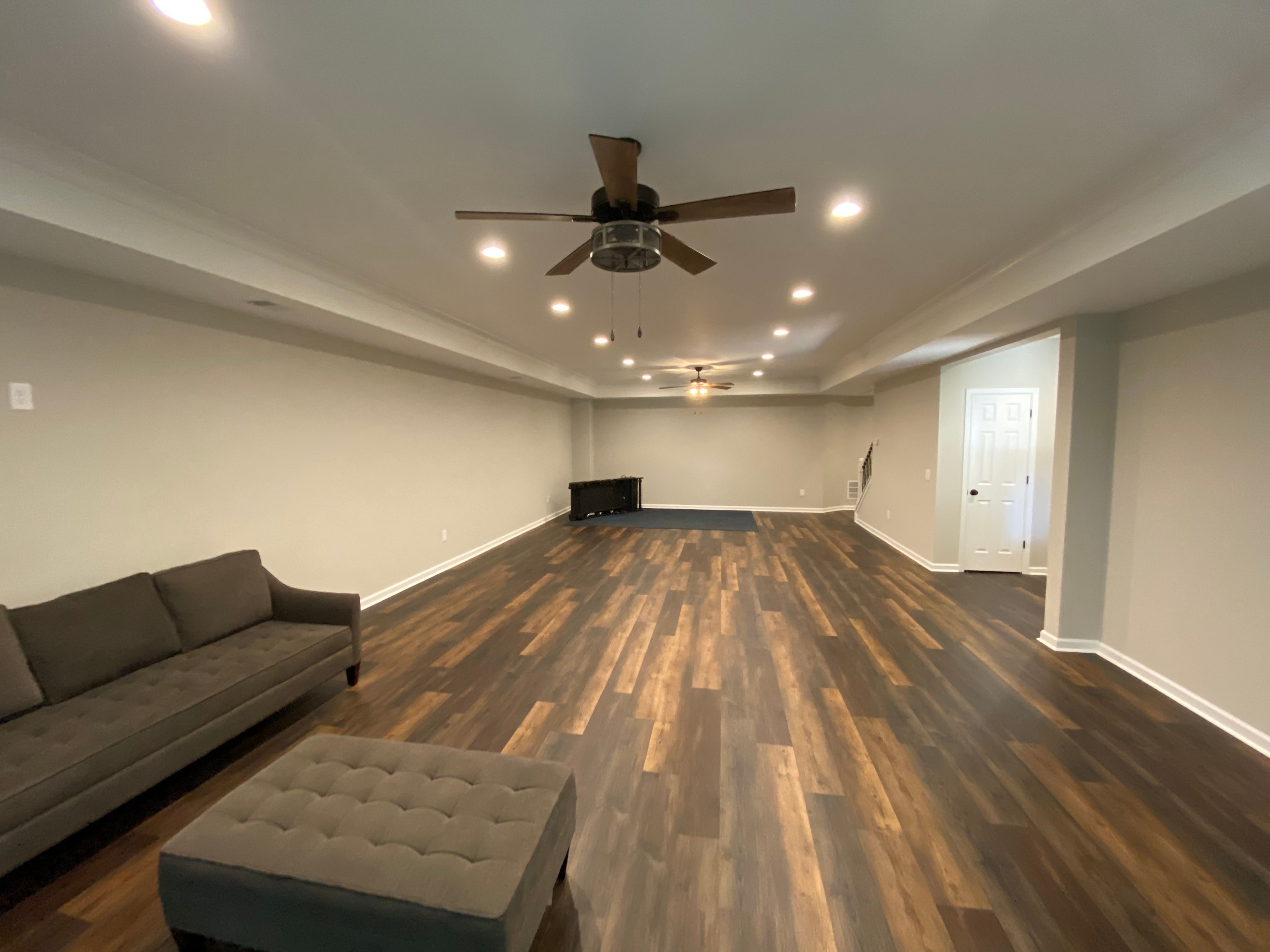 Complete Basement Remodeling and Custom Living Suite in Smyrna by Swift Home Renovations