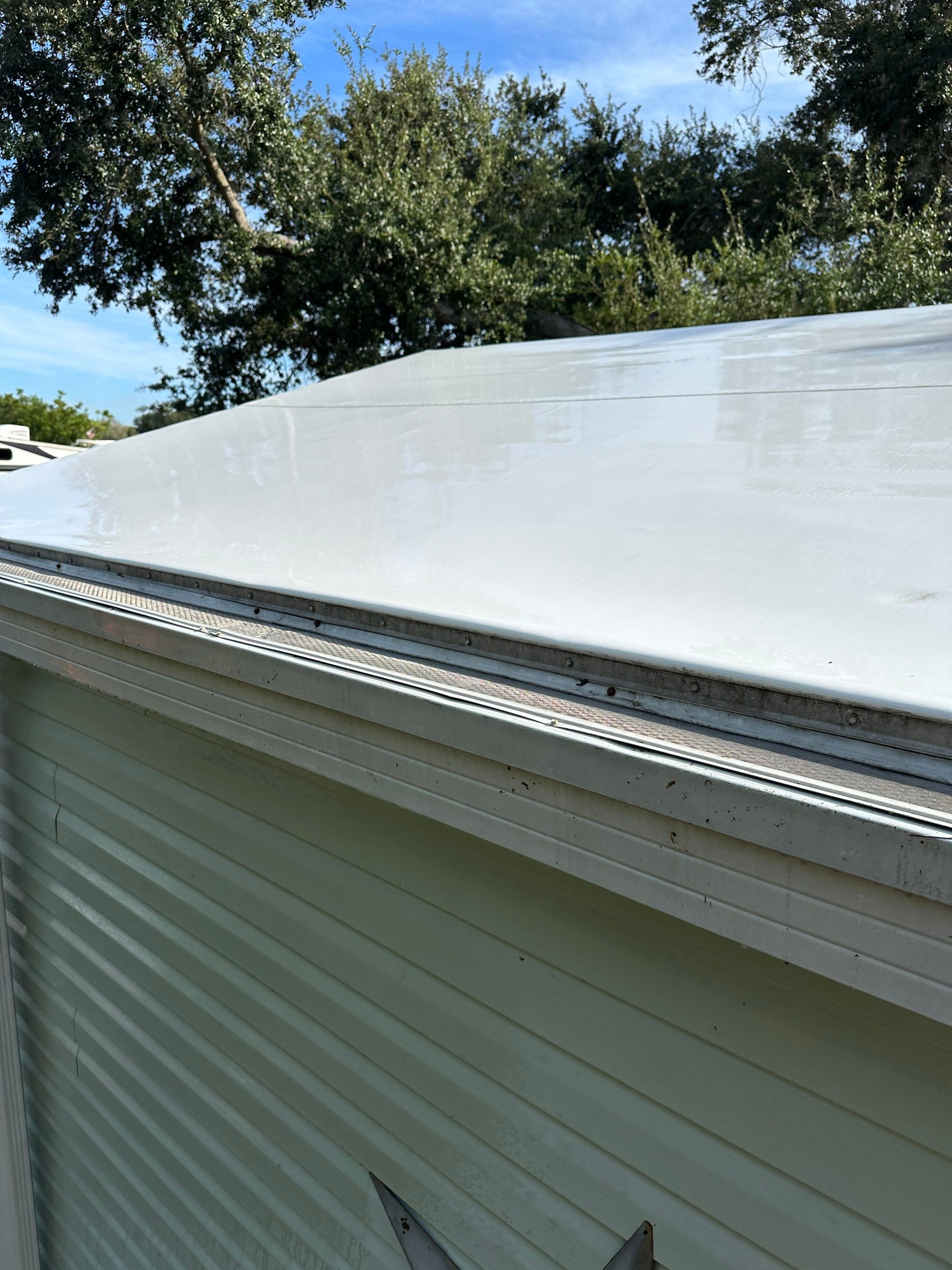 TPO Membrane Roof Cleaning and Gutter Cleaning by Sunshine AquaWash