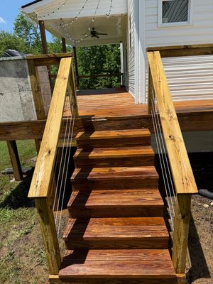 Wood Deck using Wood Sealant