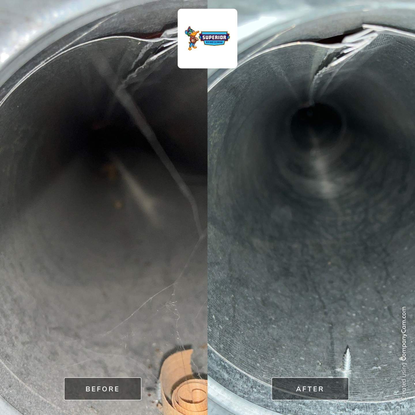 Air Duct Cleaning With a Vacuum Truck in Canfield, OH by Superior Air Duct Cleaning