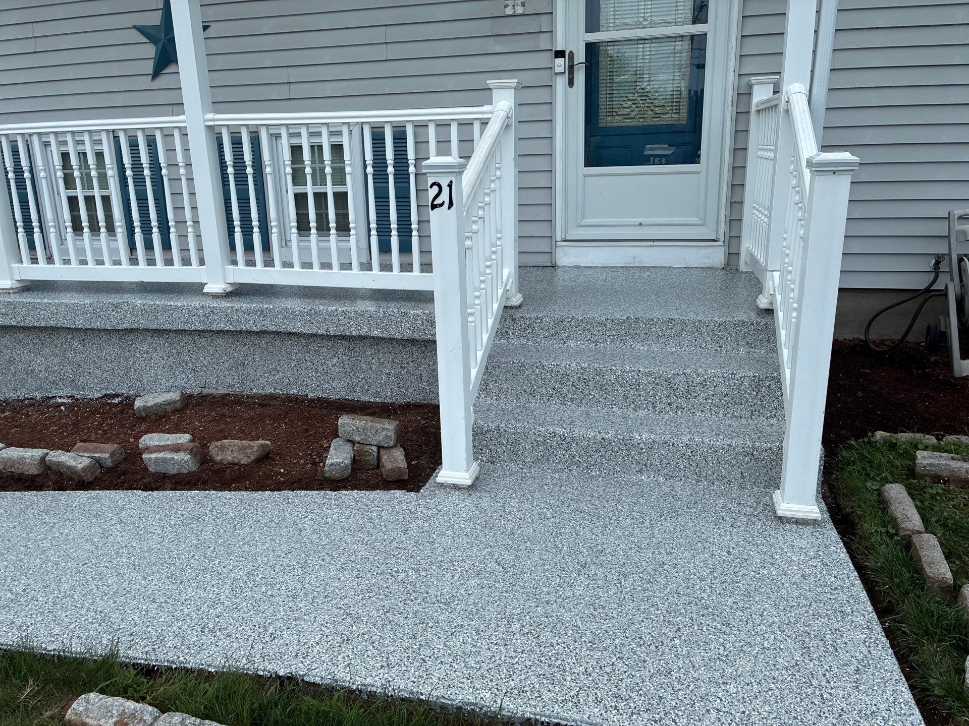 Concrete Floor Coating in Gravel by DiGiorgi Roofing and Siding Inc