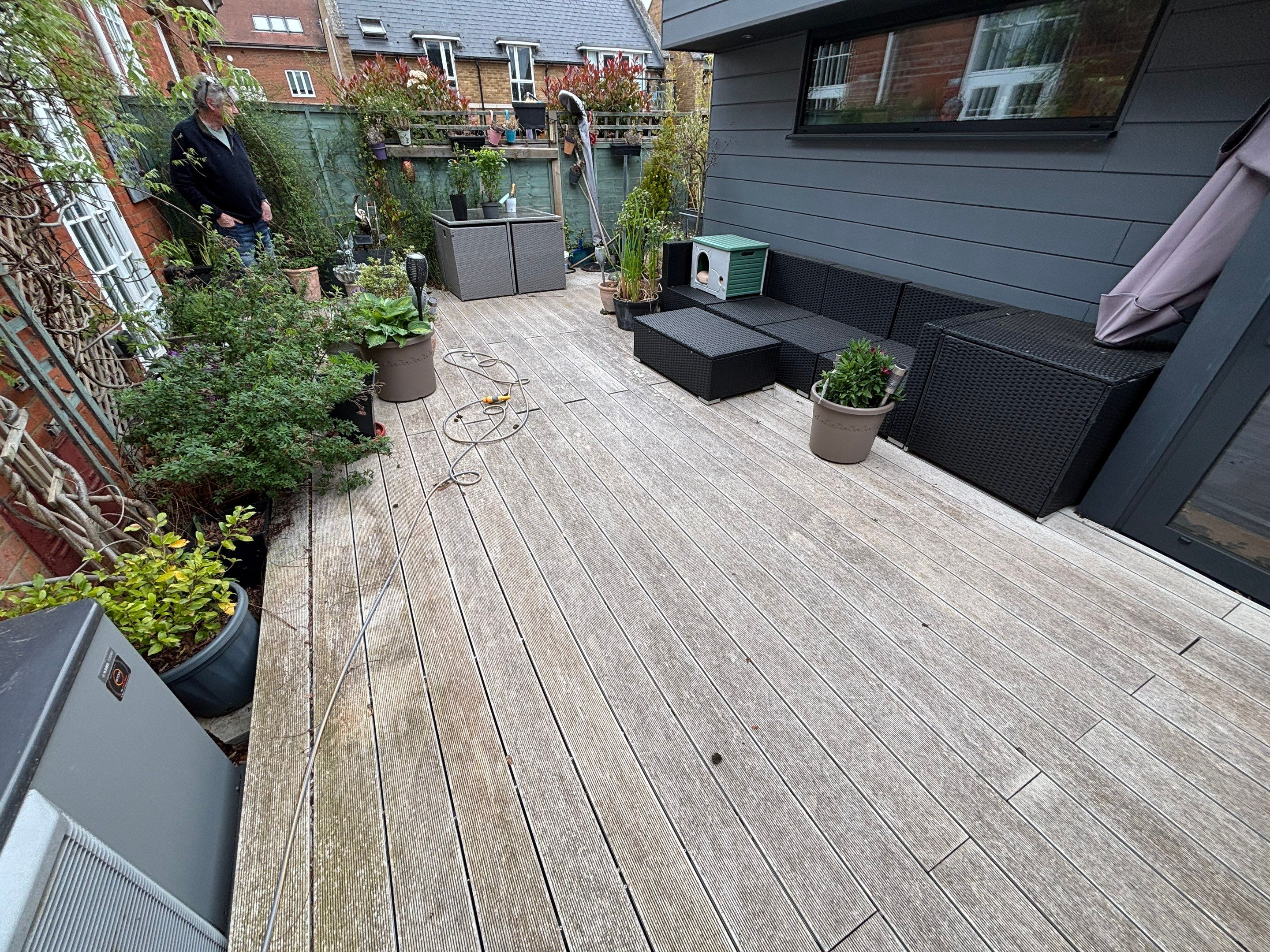Composite Decking Clean Epsom by Ges Exterior Cleaning ltd