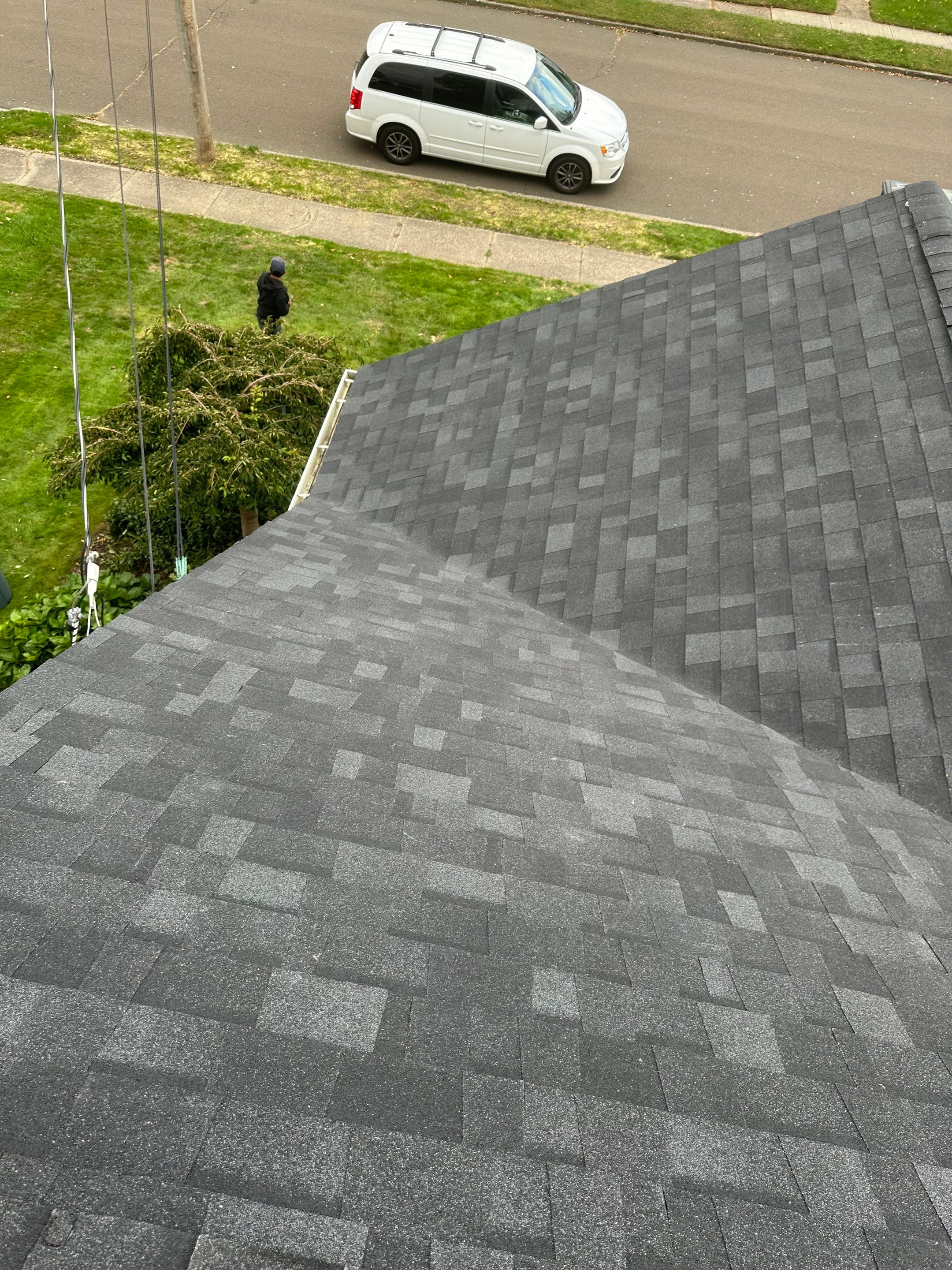 Residential Roofing Installation using Owens Corning TruDefinition Duration AR - Onyx Black & New Siding Install using Certainteed Sterling gray by A Plus Exterior