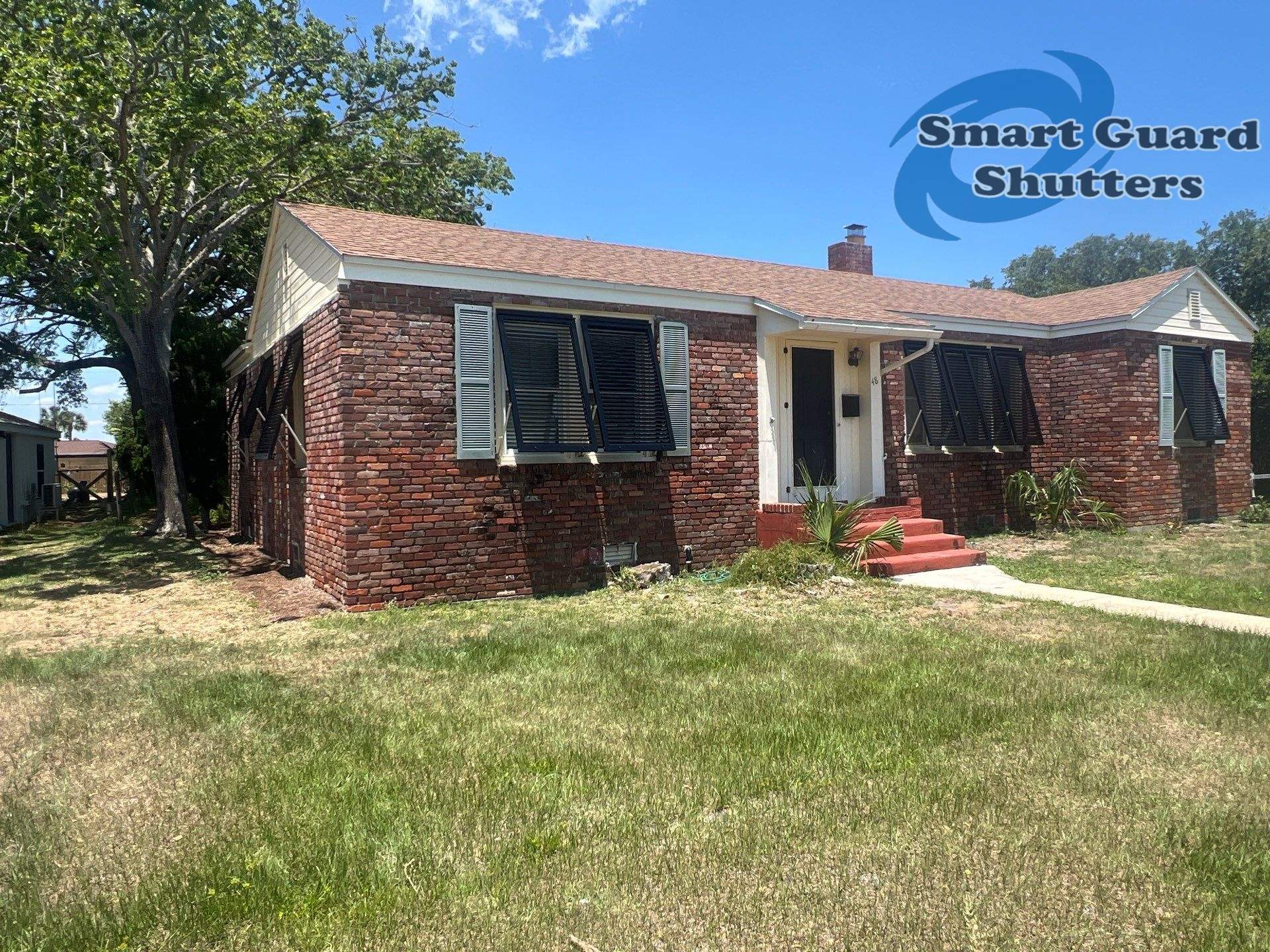 Impact Bahamas in Matte Jet Black by Smart Guard Shutters