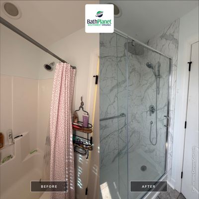 Tub to Shower