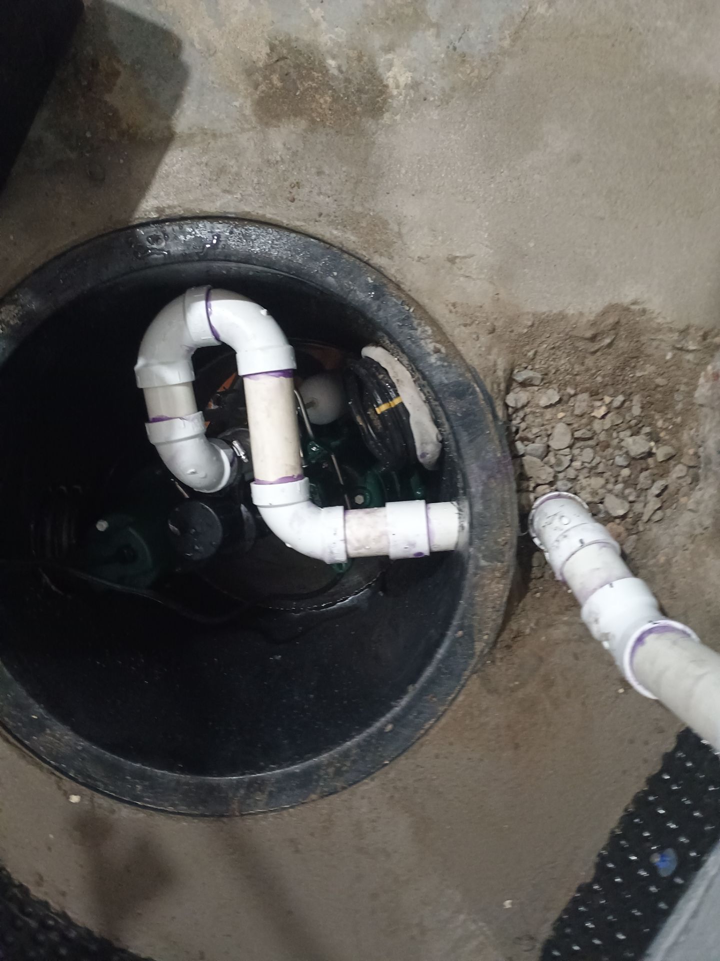 Drain Tile, Sump Pump & Buried Discharge in Columbia Heights by Waterproofing Northeast