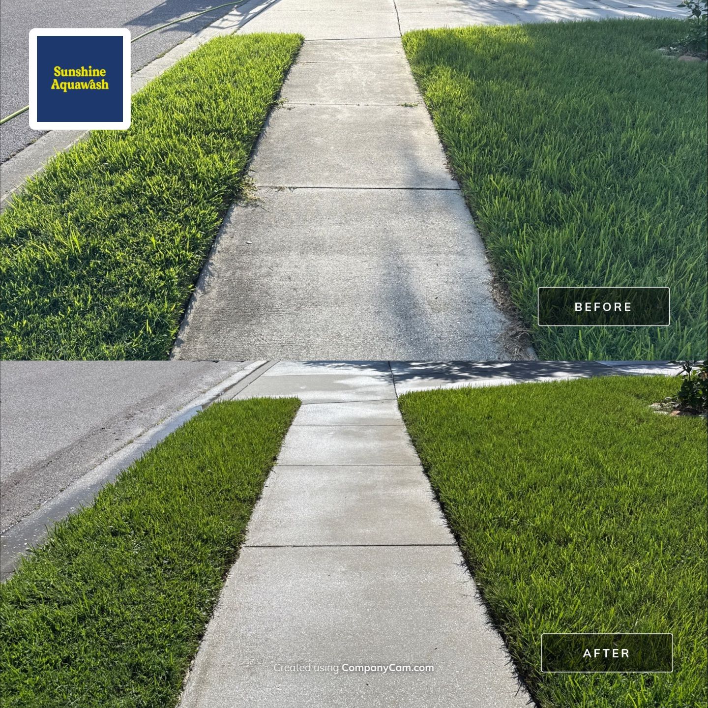 Complete House & Concrete Cleaning in Harrison Ranch Community – Parrish, FL by Sunshine AquaWash