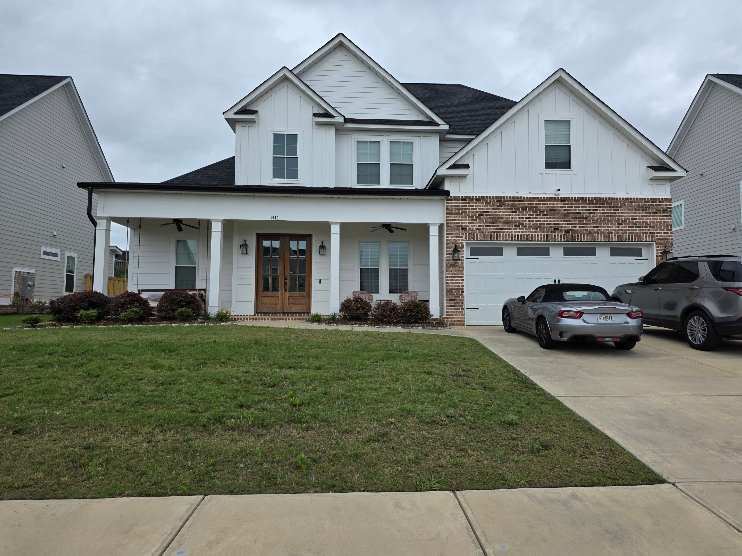 Wooden Double Door Refinishing and Patio Coating in Evans by Fresh Coat Painters of Augusta