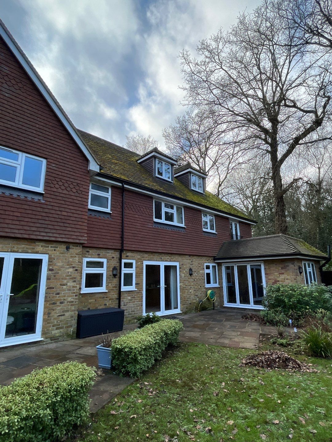 Exterior Clean - Roof - Patio using Honda 15lpm Low Pressure Washing Machine by Ges Exterior Cleaning ltd