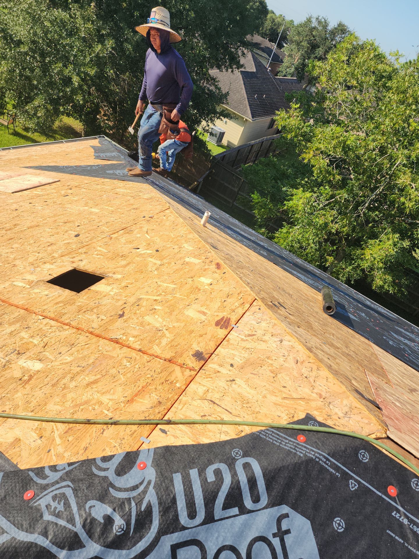 Residential Roofing Repair using Owen's Corning Duration (Lifetime) Shingles by Roof Repair Company