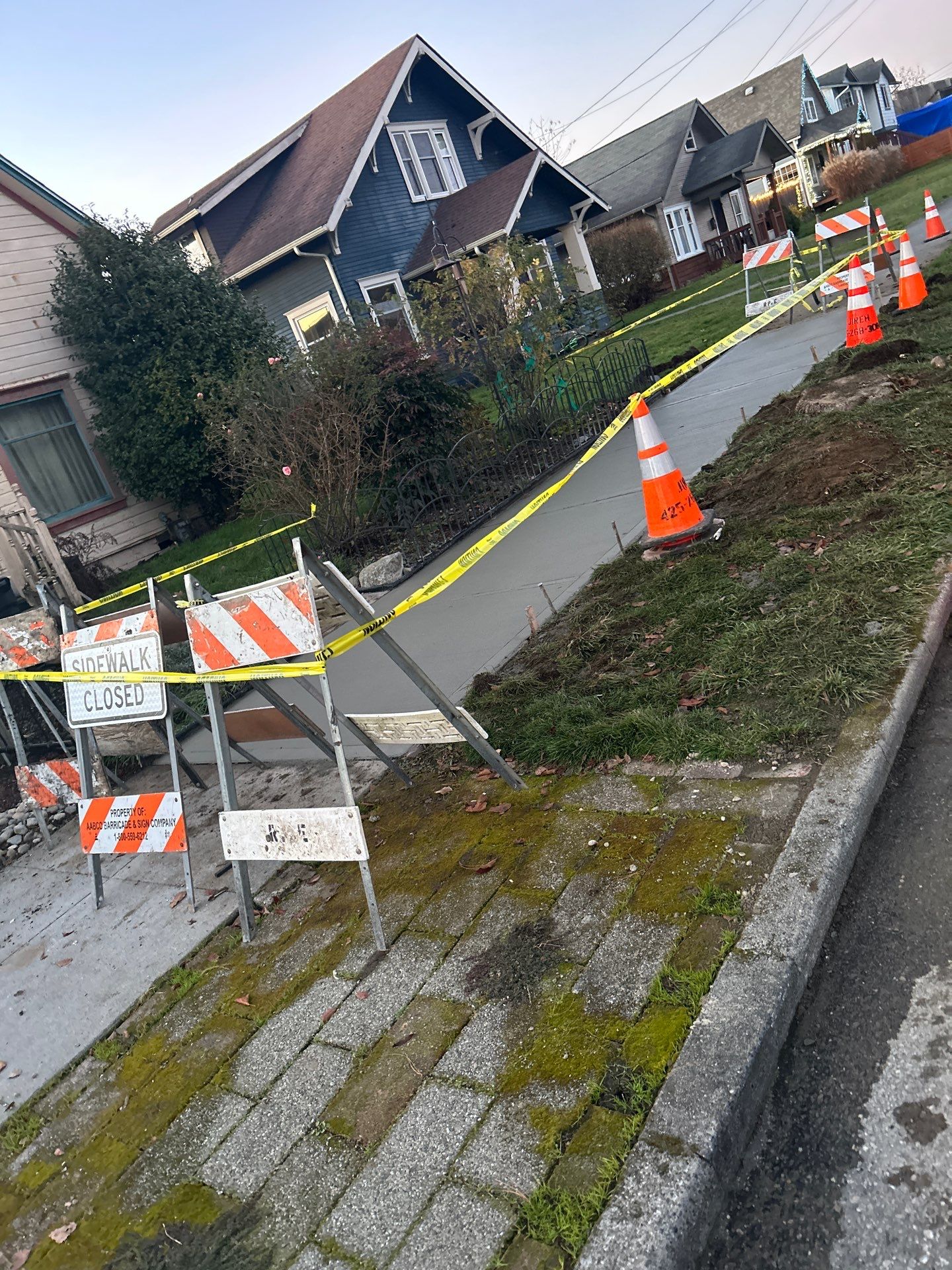 Opal Blue | Concrete Sidewalk by Jireh Asphalt & Concrete Inc 