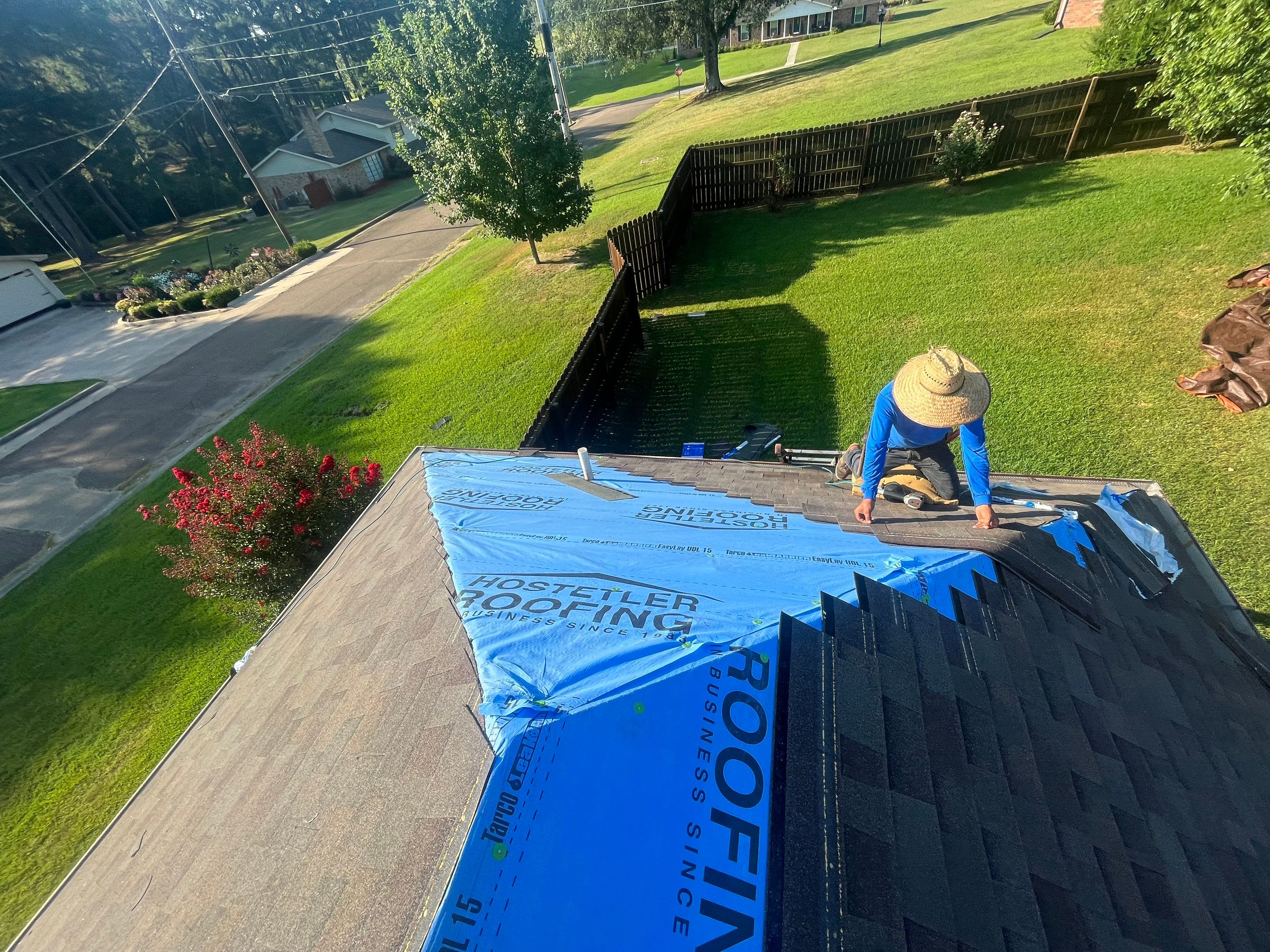 Storm Restoration Reroof: 40 Year Impact Rated Architectural Shingle by Hostetler Roofing