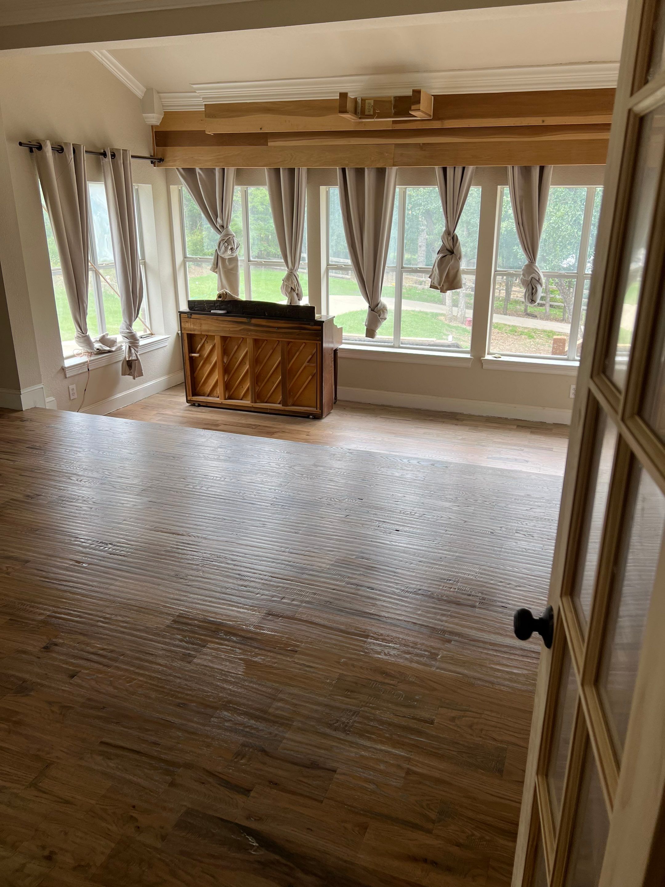 Lighter Colors enlarge living areas by Bernard Hardwood Floors