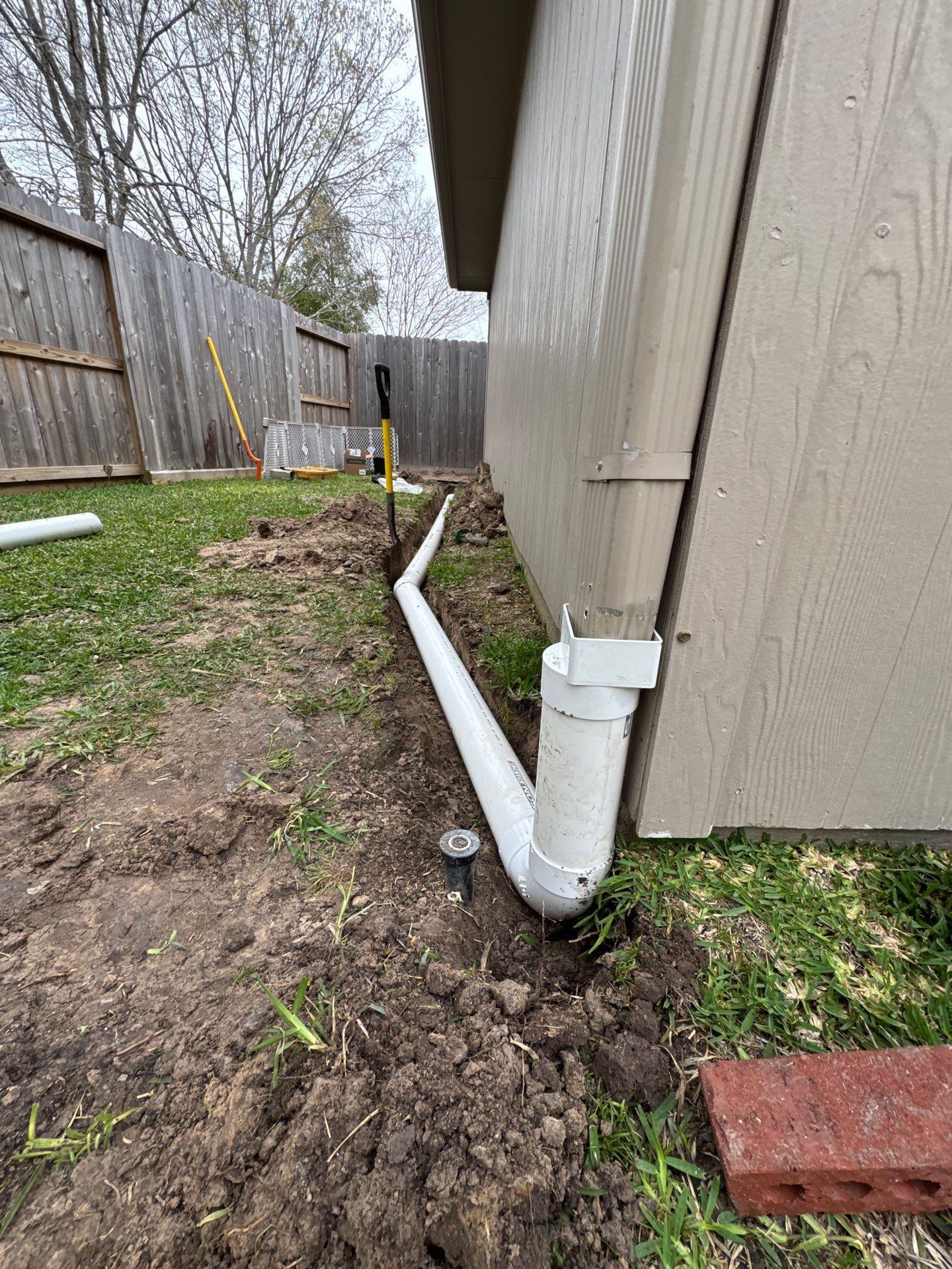 🌟 Steven’s Garage & Backyard Drainage Makeover by Texas Urban Elements