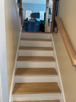 Staircase rebuilt