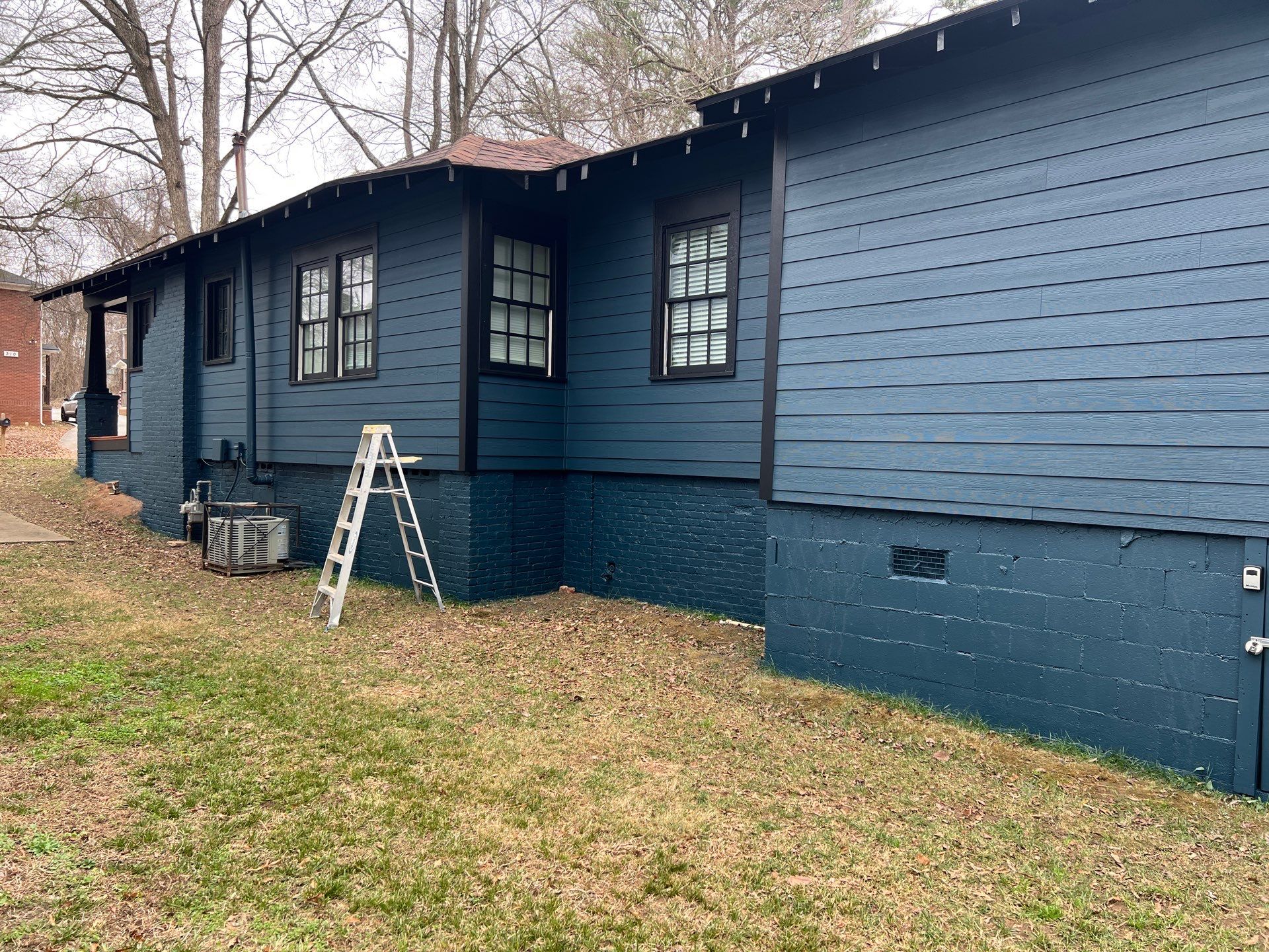 Cedar Tongue & Groove Porch Ceiling Installation Plus James Hardie Siding Replacement by Nelson Exteriors