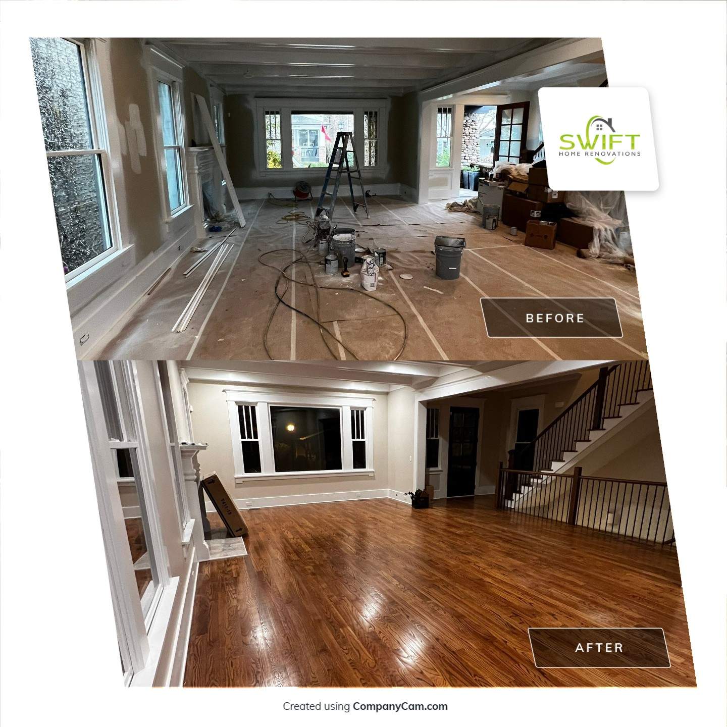 Full Interior Painting and Trim Refresh for Atlanta Residence by Swift Home Renovations
