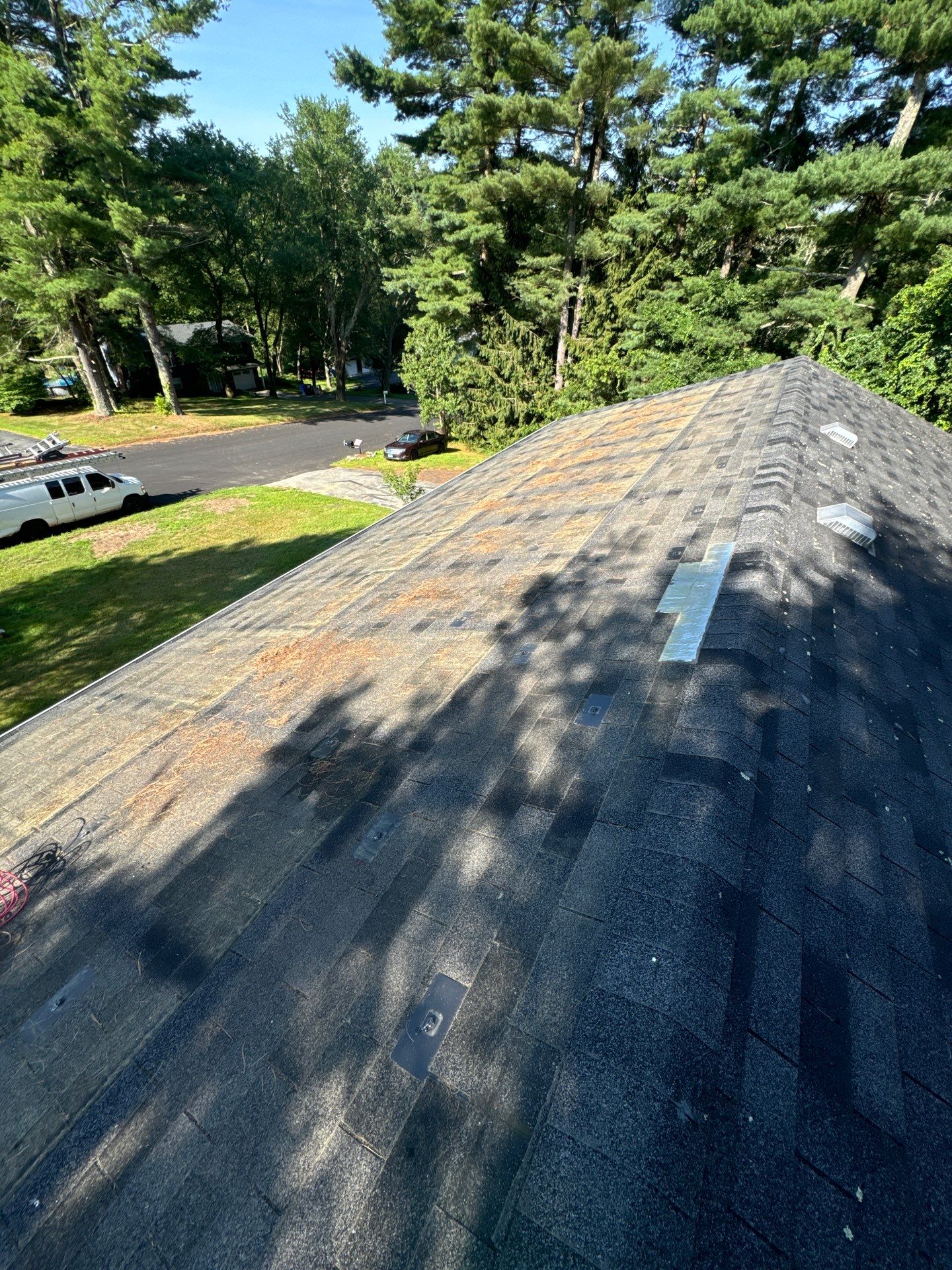 Onyx Black Shingles by Reimagine Roofing