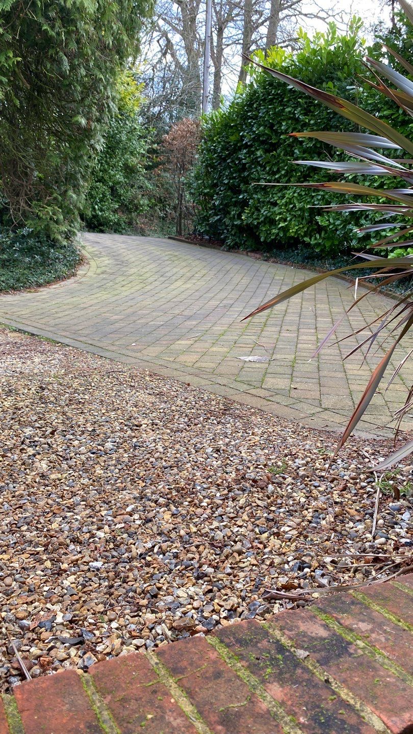 Driveway And Patio Clean using honda 21 ltr/min by Ges Exterior Cleaning ltd
