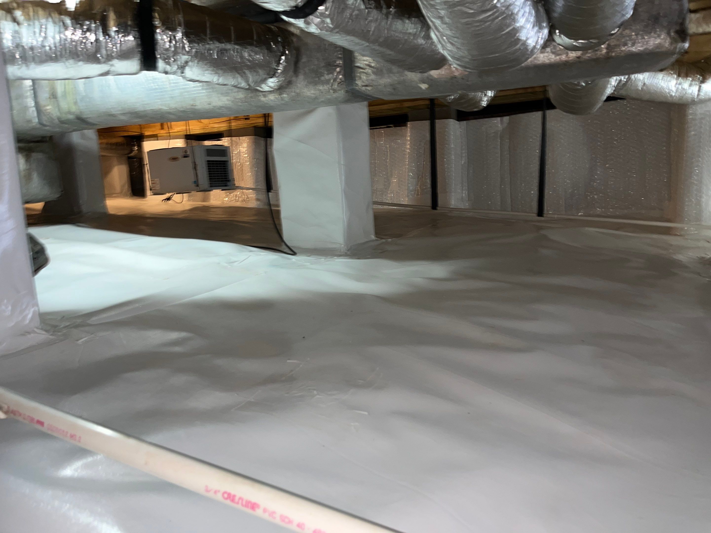 Impact Choice Encapsulation with French Drain, Mold Removal, and Crawlspace Door by Impact Crawlspace