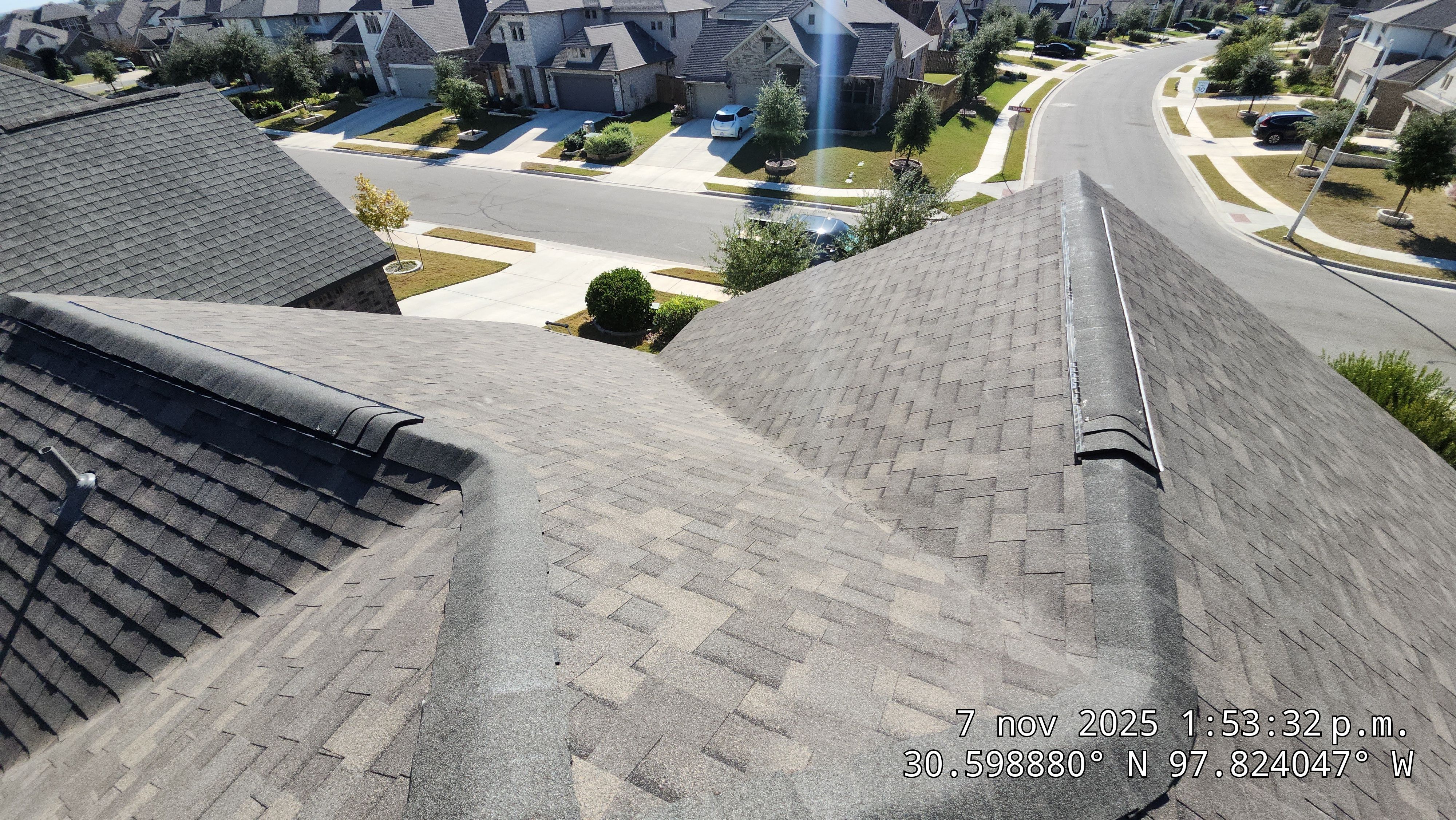 Hail Damage Roof Replacement and Sheathing Repair in Leander by Caliber Restoration LLC