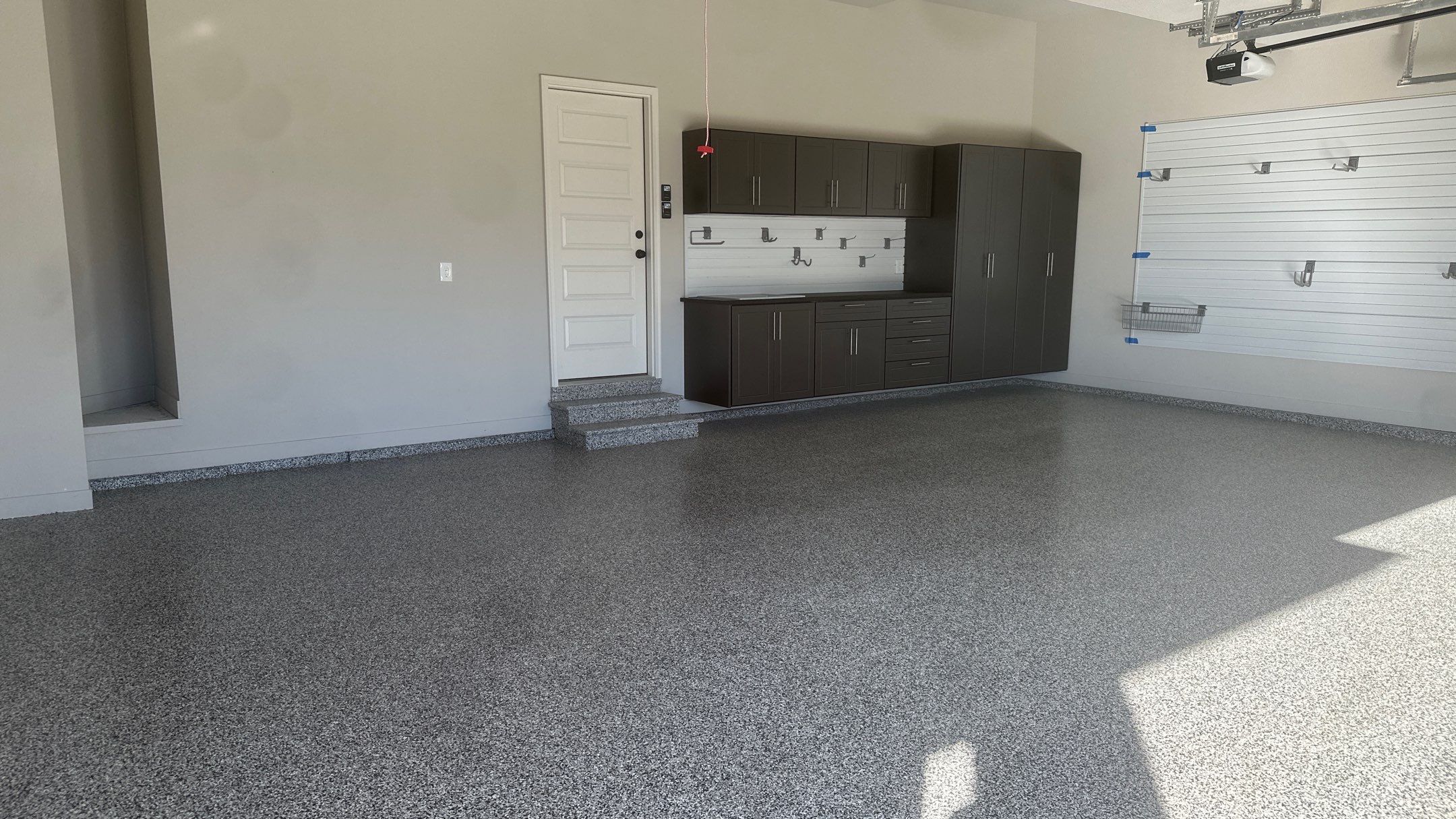 Lisa S. chose a pewter powder on her cabinets by Banner Garage