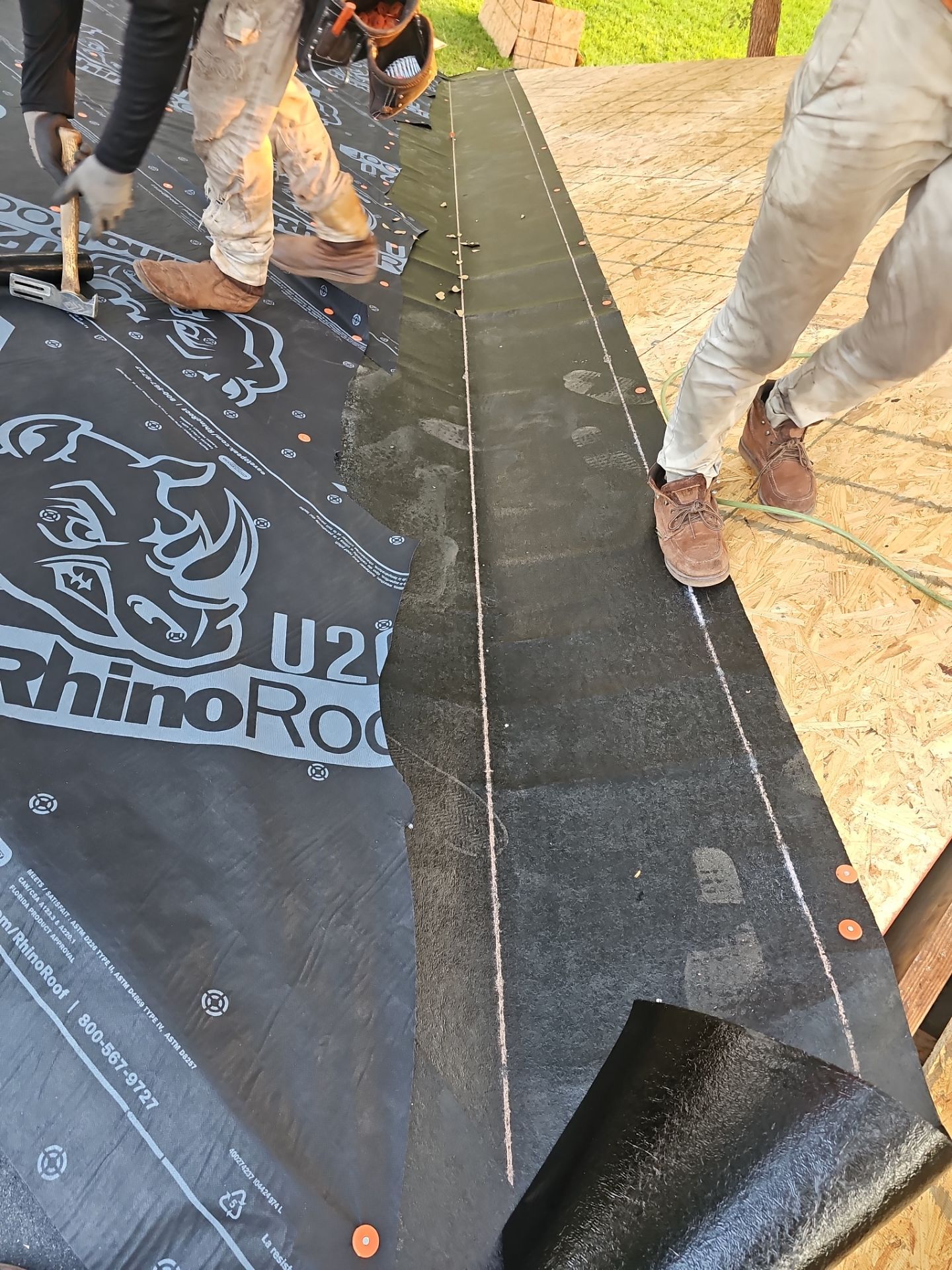 Residential Roofing Installation using Owen's Corning Duration (Lifetime) Shingles by Roof Repair Company