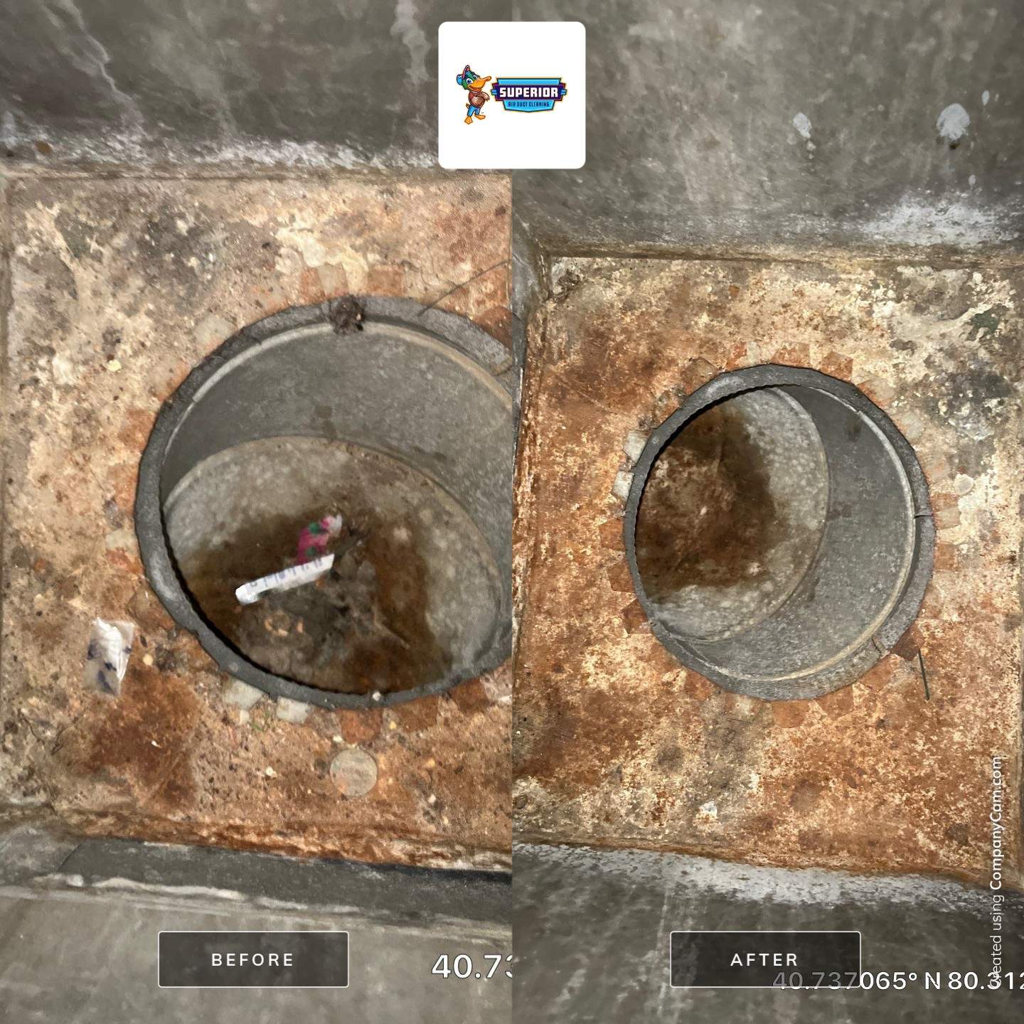 Air Duct Cleaning With a Vacuum Truck in New Brighton, PA by Superior Air Duct Cleaning