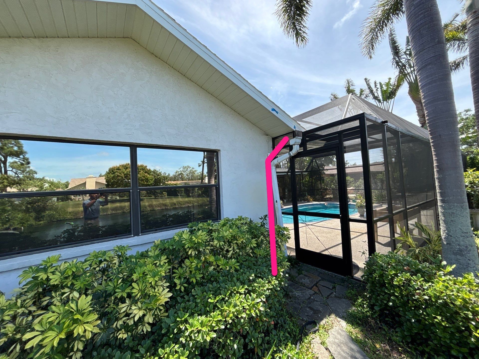 Brown 6-Inch Seamless Gutters in SarasotaFL by Gutter Professors