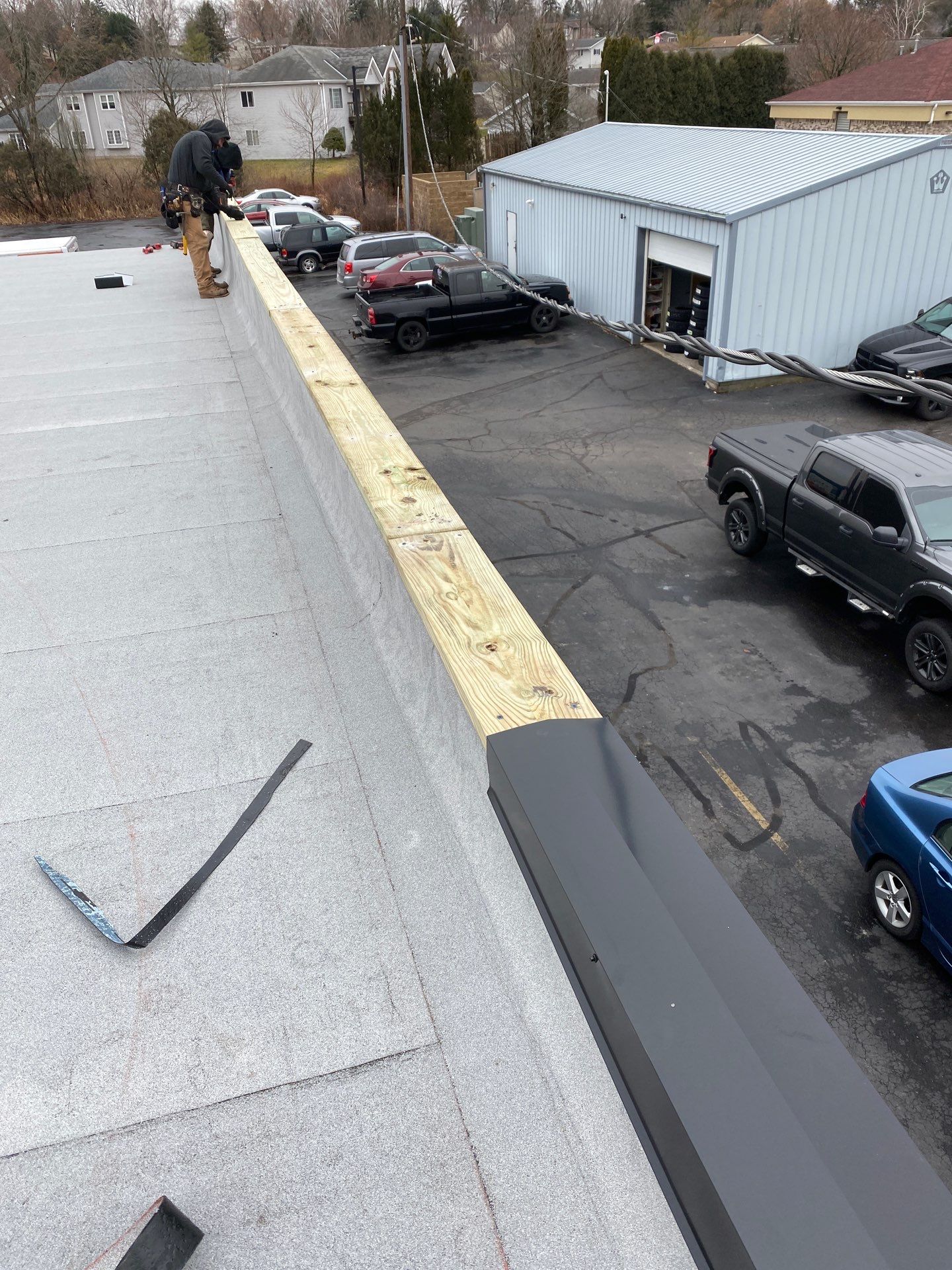 Commercial Roofing using Certainteed Flintastic Self Adhered by Stendahl Services
