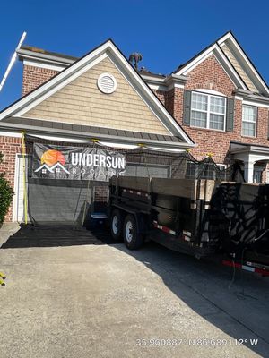 Residential Roofing Installation using Owens Corning Oakridge Roofing System