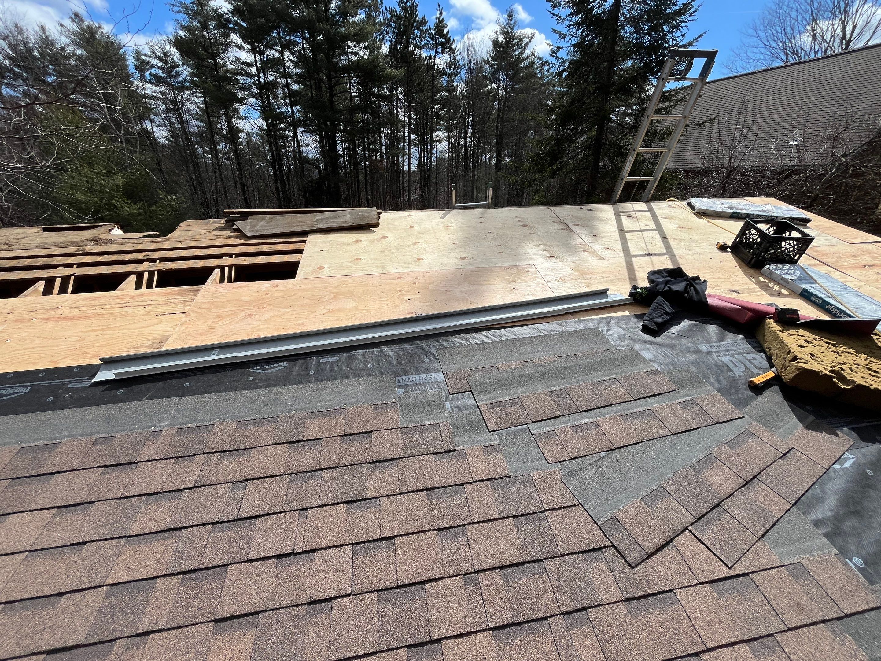 New Asphalt Roof in Alton New Hampshire by Tall pine roofing