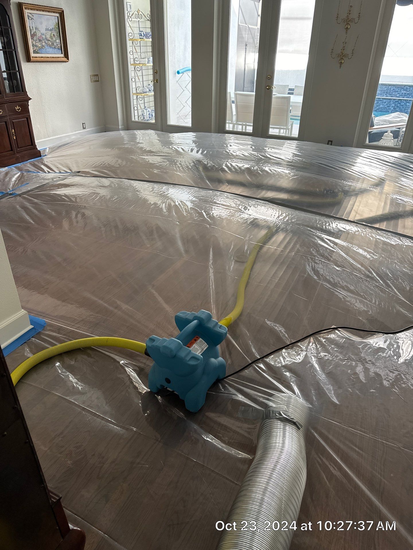 Hurricane Damage using Drying Equipment by SuperClean 