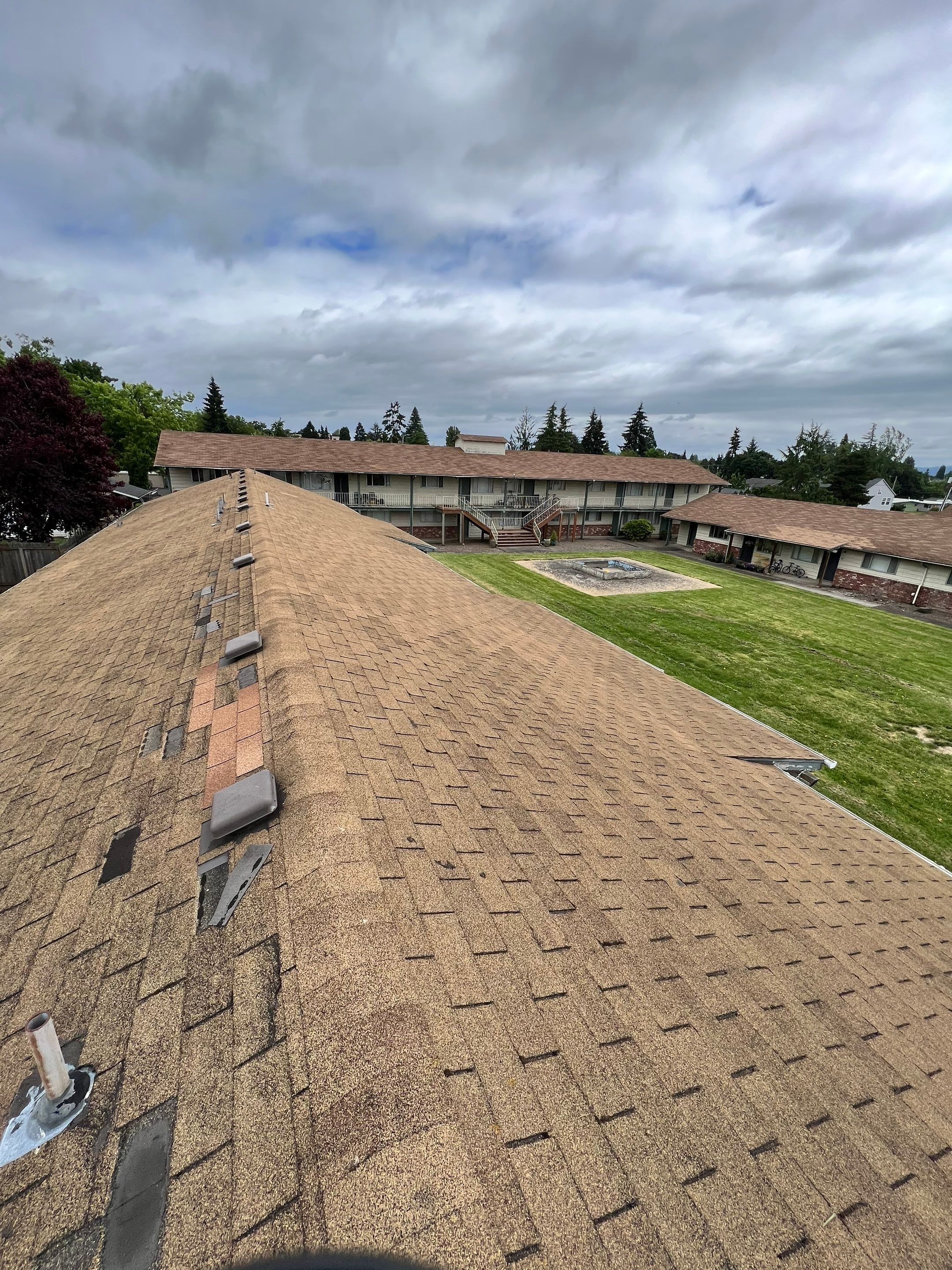 Residential Roofing Installation using IKO Dynasty (Color: Brownstone) by Orezona Building & Roofing Company, Inc.