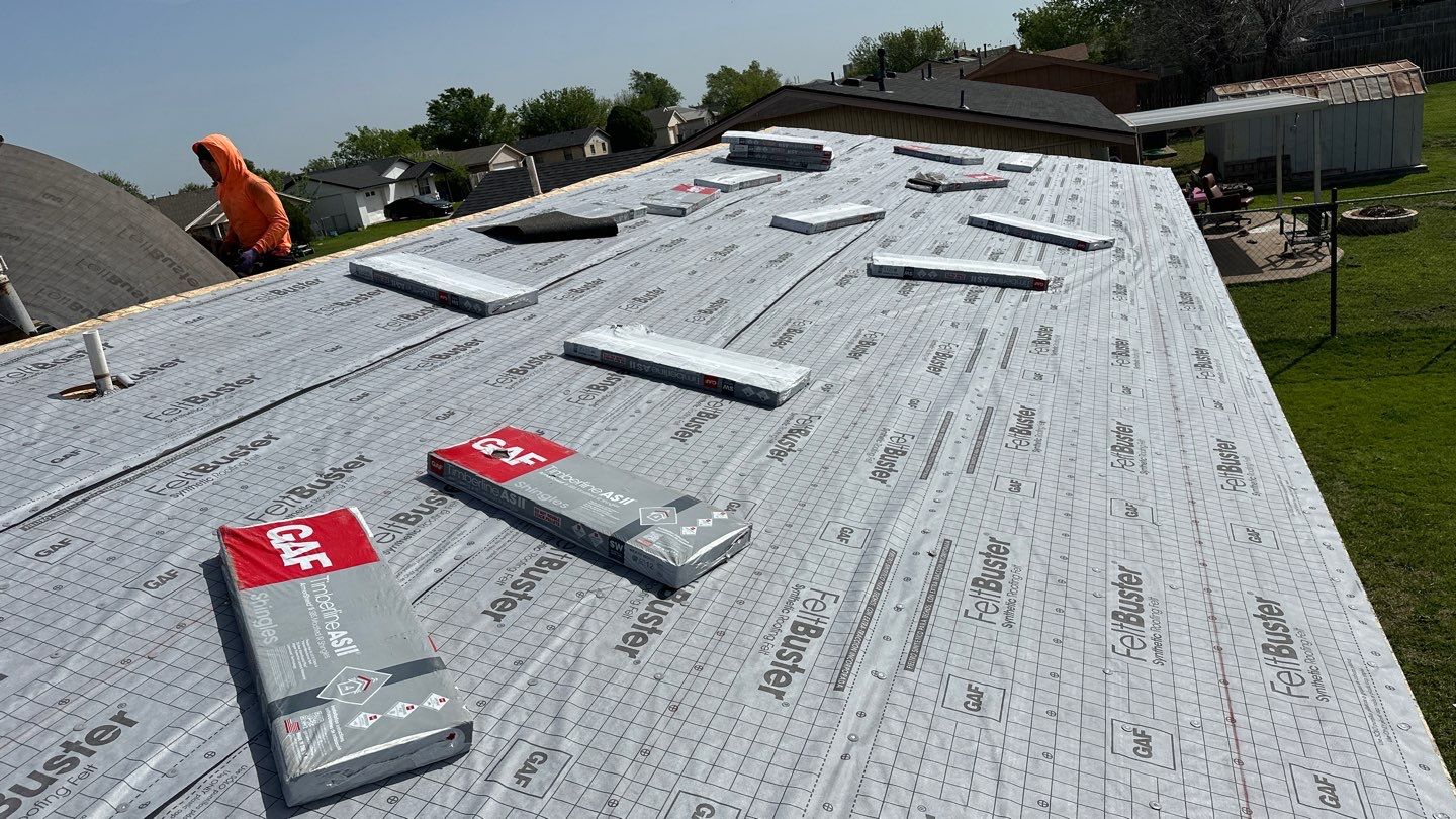 Class 4 Roof Replacement and Decking brought up to Code by BANA Roofing and Solar Supply