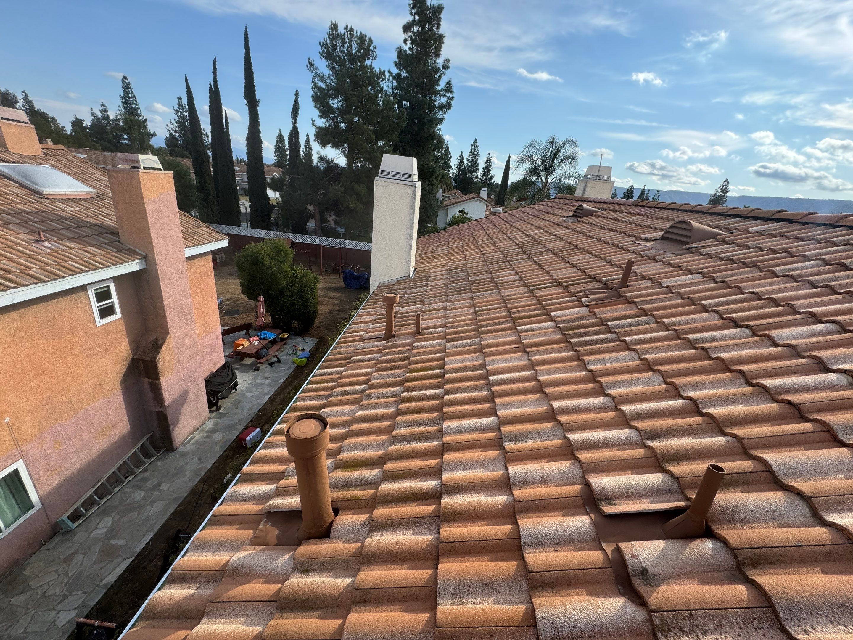 Murrieta Tile Roof Lift & Lay with Underlayment and Skylight Replacement by Zenith Roofing Services