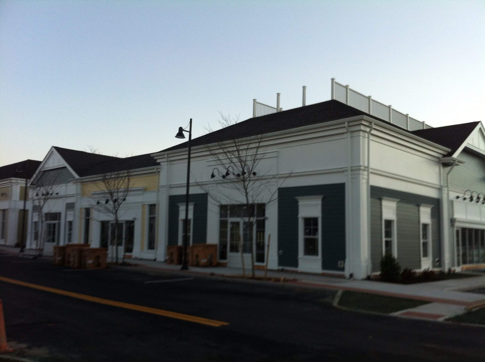 Commercial Gutter System at Wayland Town Center by Gutter Pro Enterprises
