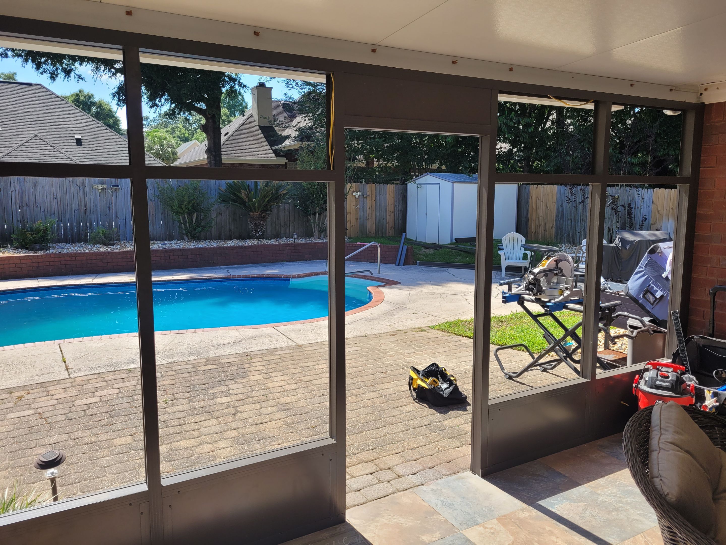 Screen Room to Glass Room Transformation by Titan Sunrooms