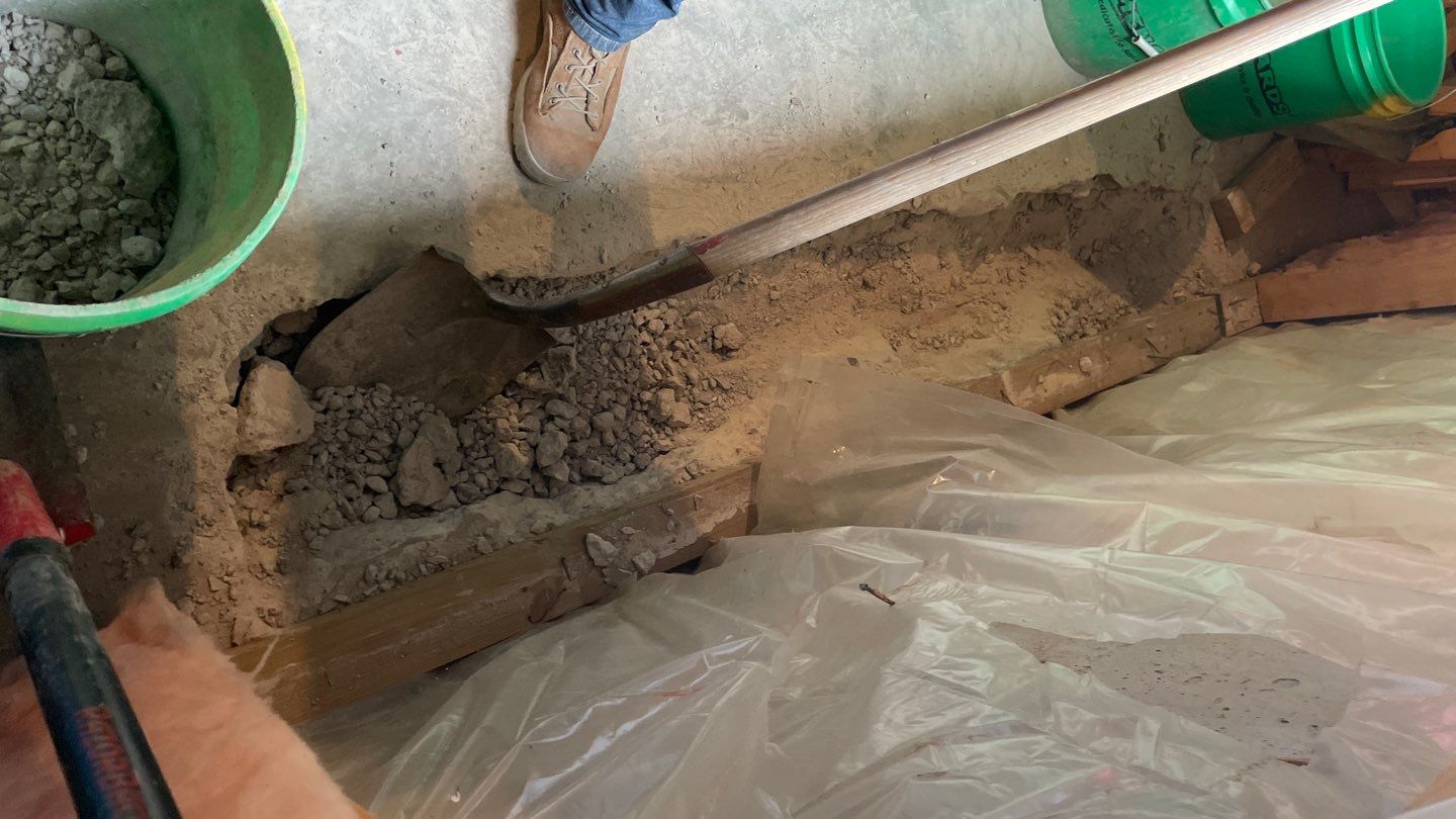 Basement Wall Drainage in Woodbury, MN by Waterproofing Northeast