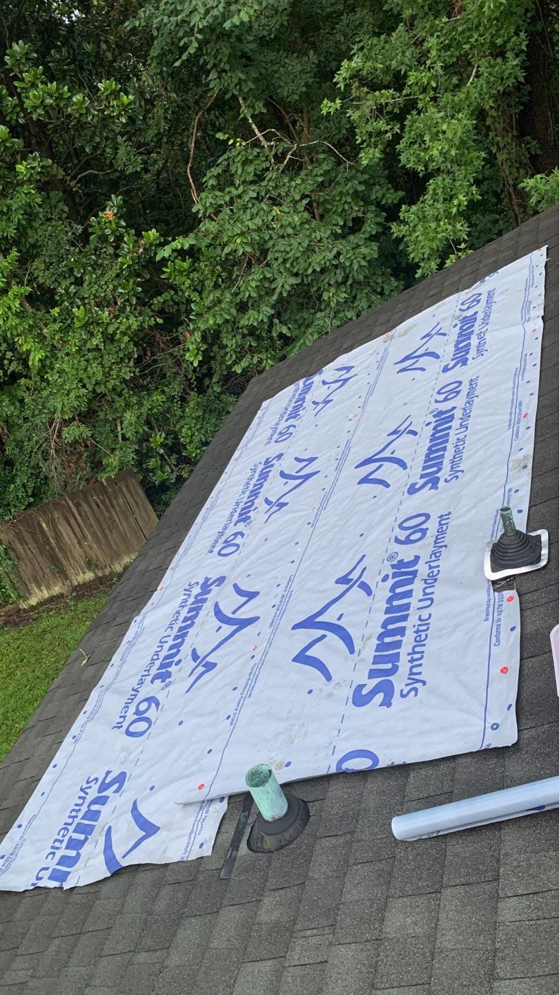 Hail Damage using Atlas Pristine Pinnacle Shingles by Artigues Roofing & Restoration Services