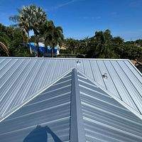 24ga 1" Nail-Strip Mill Finish by Total Roofing System The Metal Roof Experts